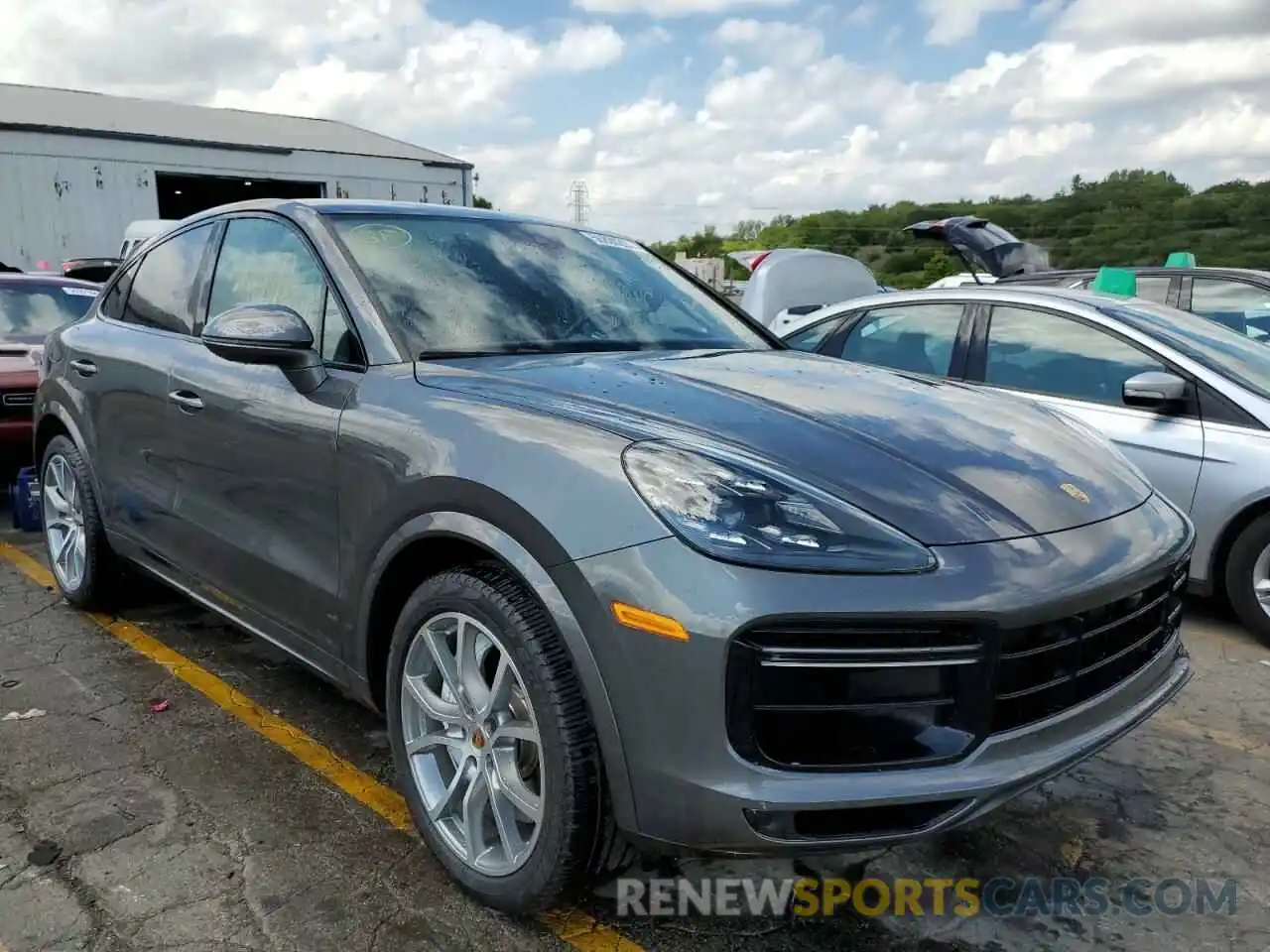 1 Photograph of a damaged car WP1BF2AY8LDA65651 PORSCHE CAYENNE 2020