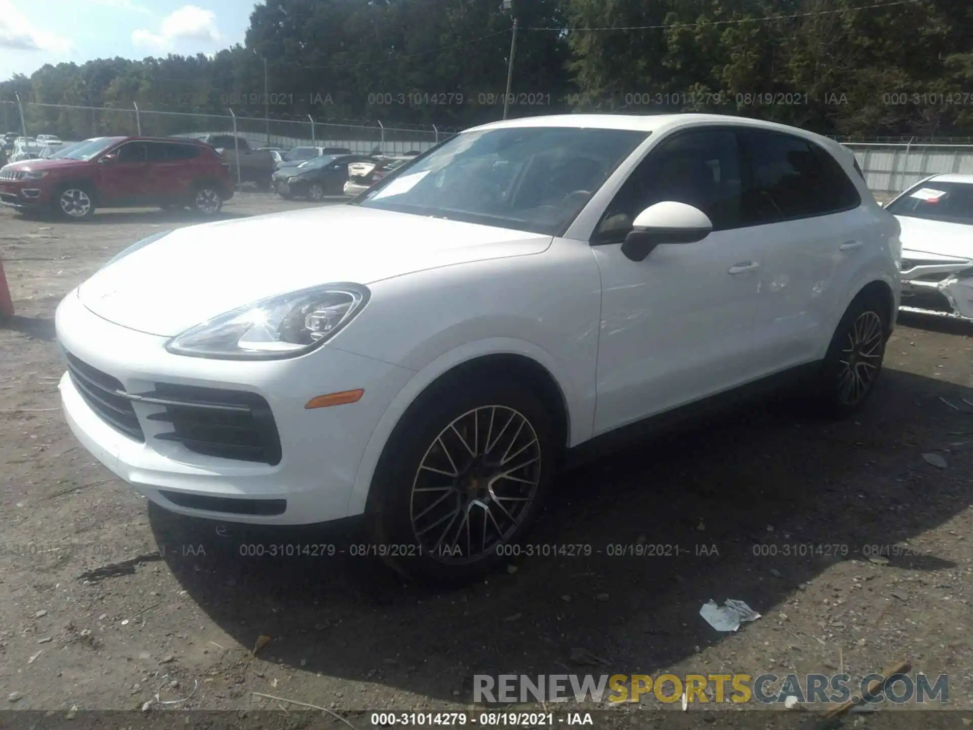 2 Photograph of a damaged car WP1AA2AY1MDA01950 PORSCHE CAYENNE 2021