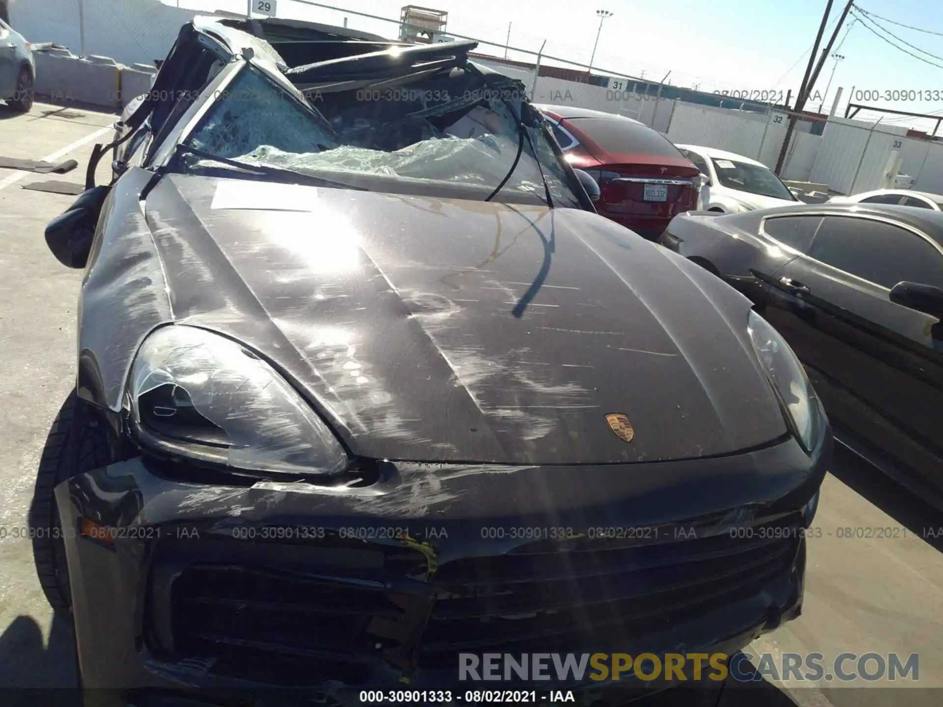 10 Photograph of a damaged car WP1AA2AY1MDA06422 PORSCHE CAYENNE 2021