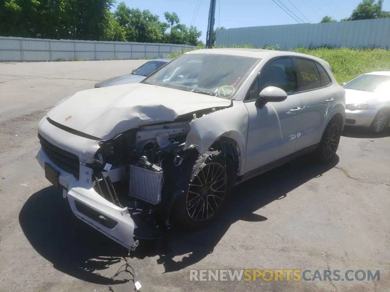 2 Photograph of a damaged car WP1AA2AY3MDA04932 PORSCHE CAYENNE 2021