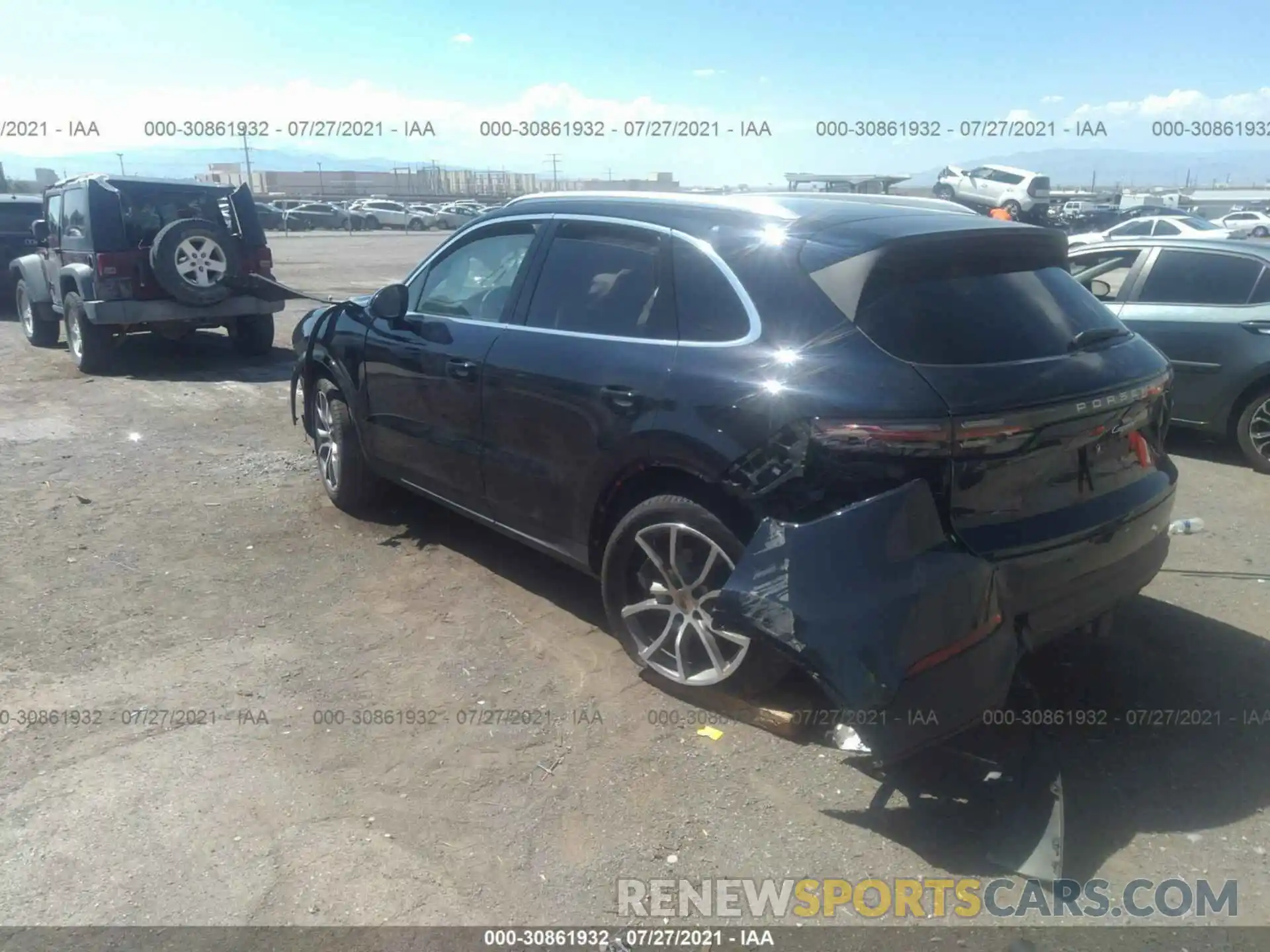 3 Photograph of a damaged car WP1AA2AY4MDA03921 PORSCHE CAYENNE 2021