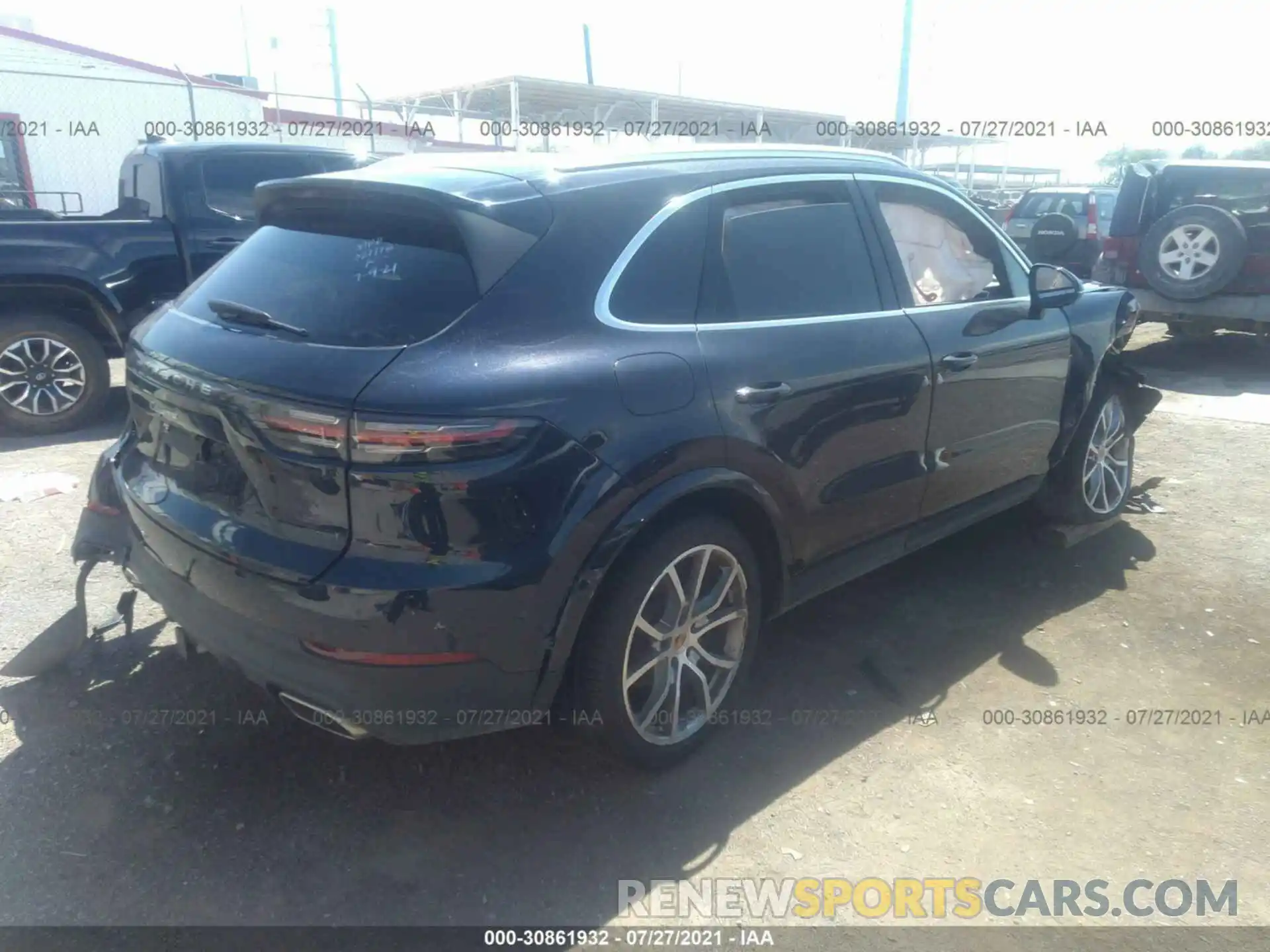 4 Фотография поврежденного автомобиля WP1AA2AY4MDA03921 PORSCHE CAYENNE 2021