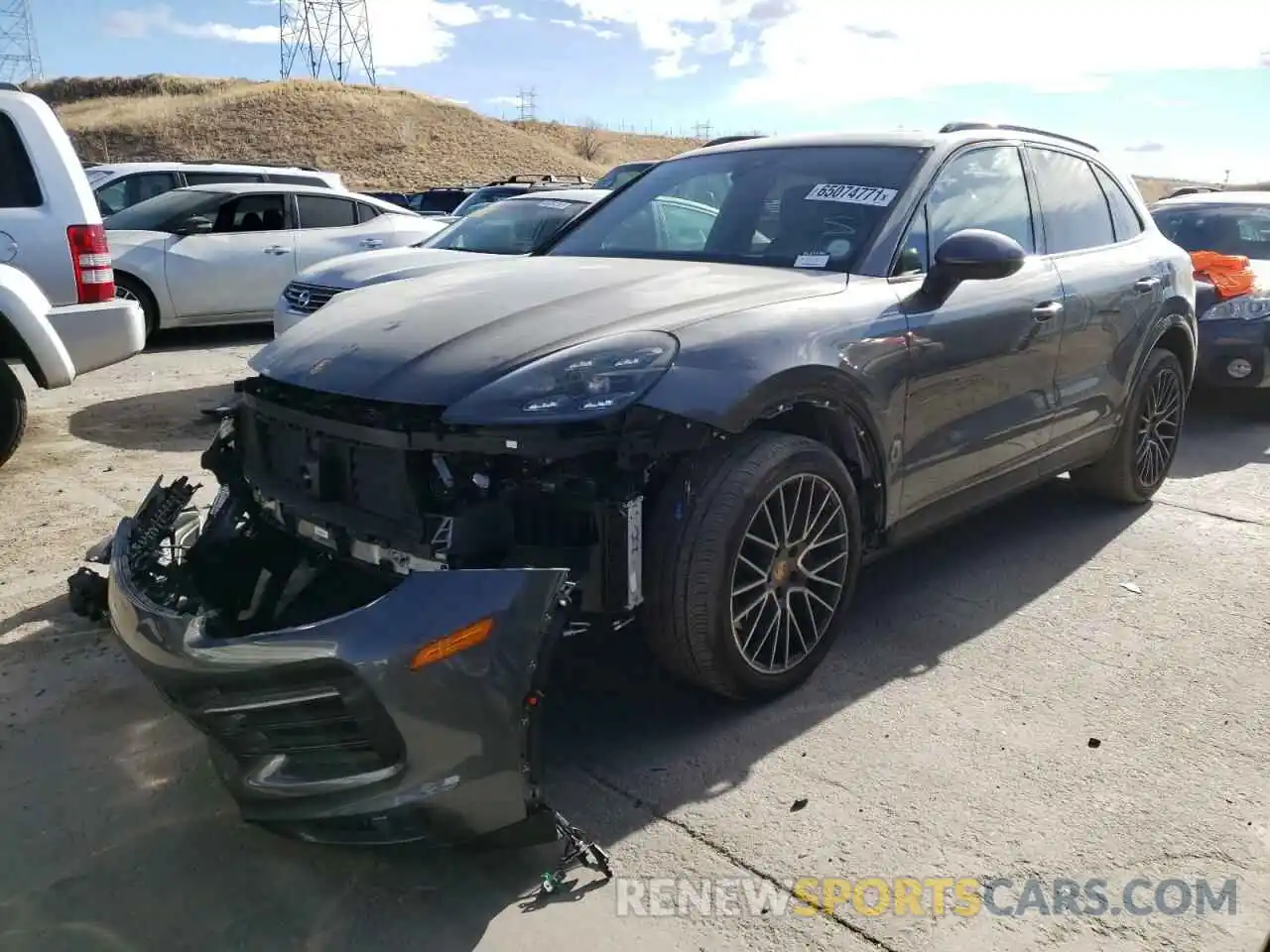 2 Photograph of a damaged car WP1AA2AY4MDA06530 PORSCHE CAYENNE 2021