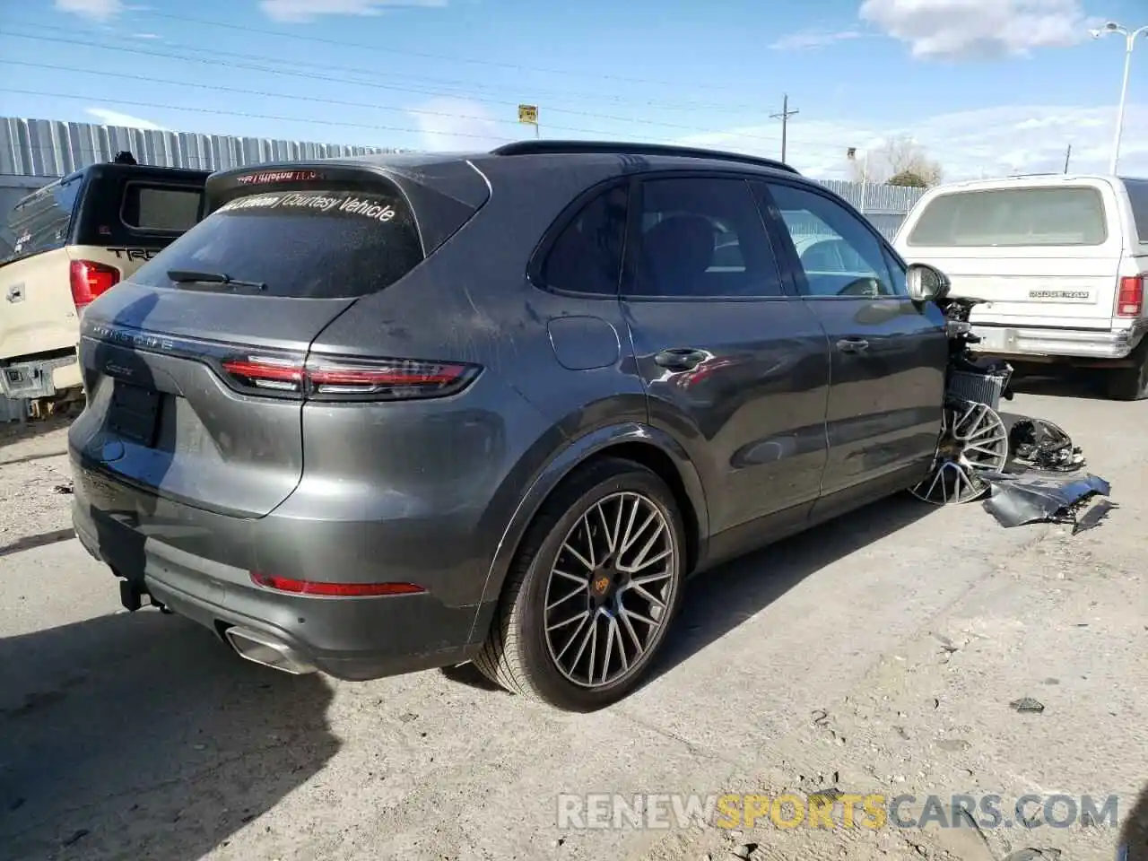 4 Фотография поврежденного автомобиля WP1AA2AY4MDA06530 PORSCHE CAYENNE 2021