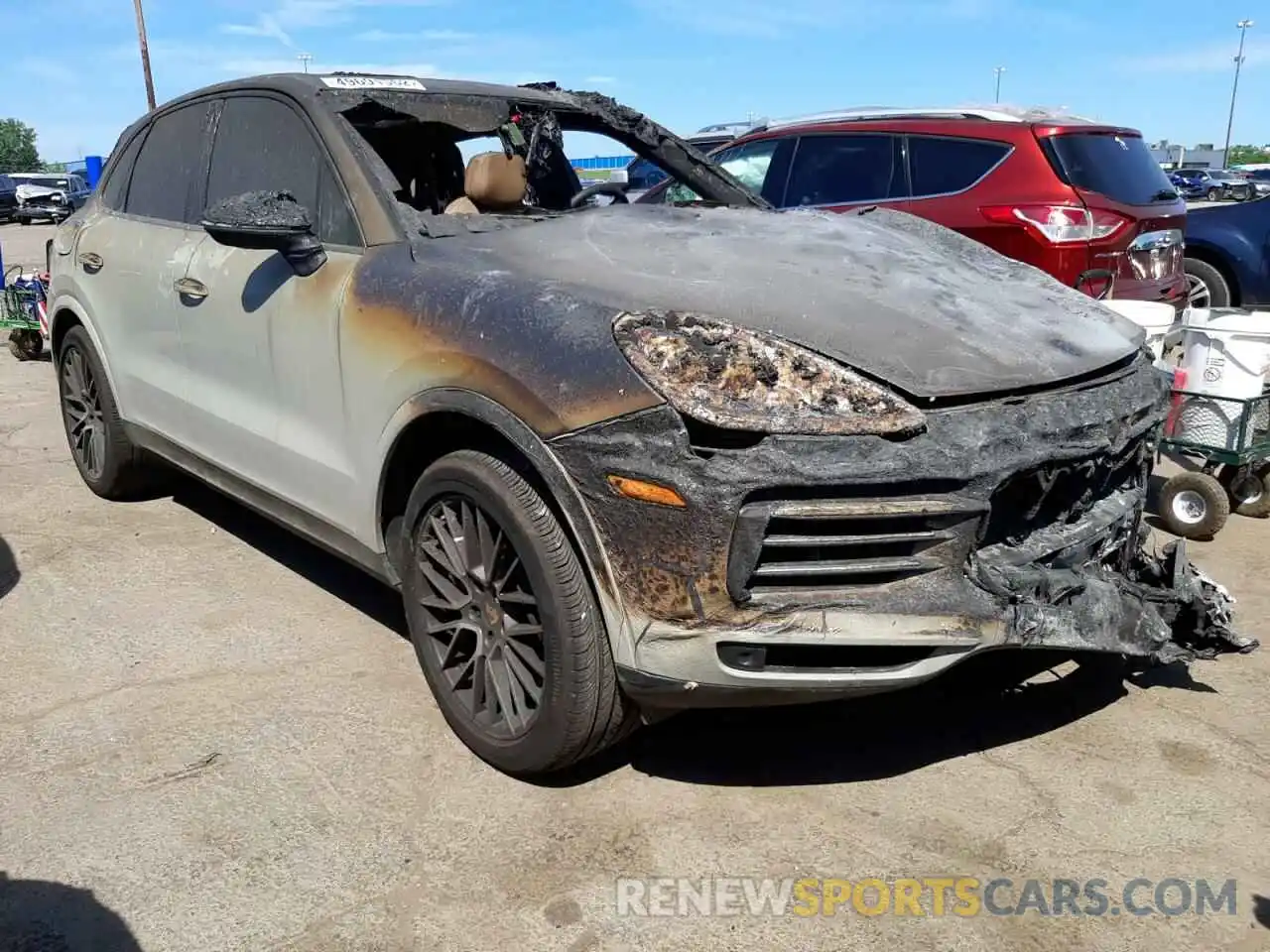 1 Photograph of a damaged car WP1AA2AY4MDA09184 PORSCHE CAYENNE 2021