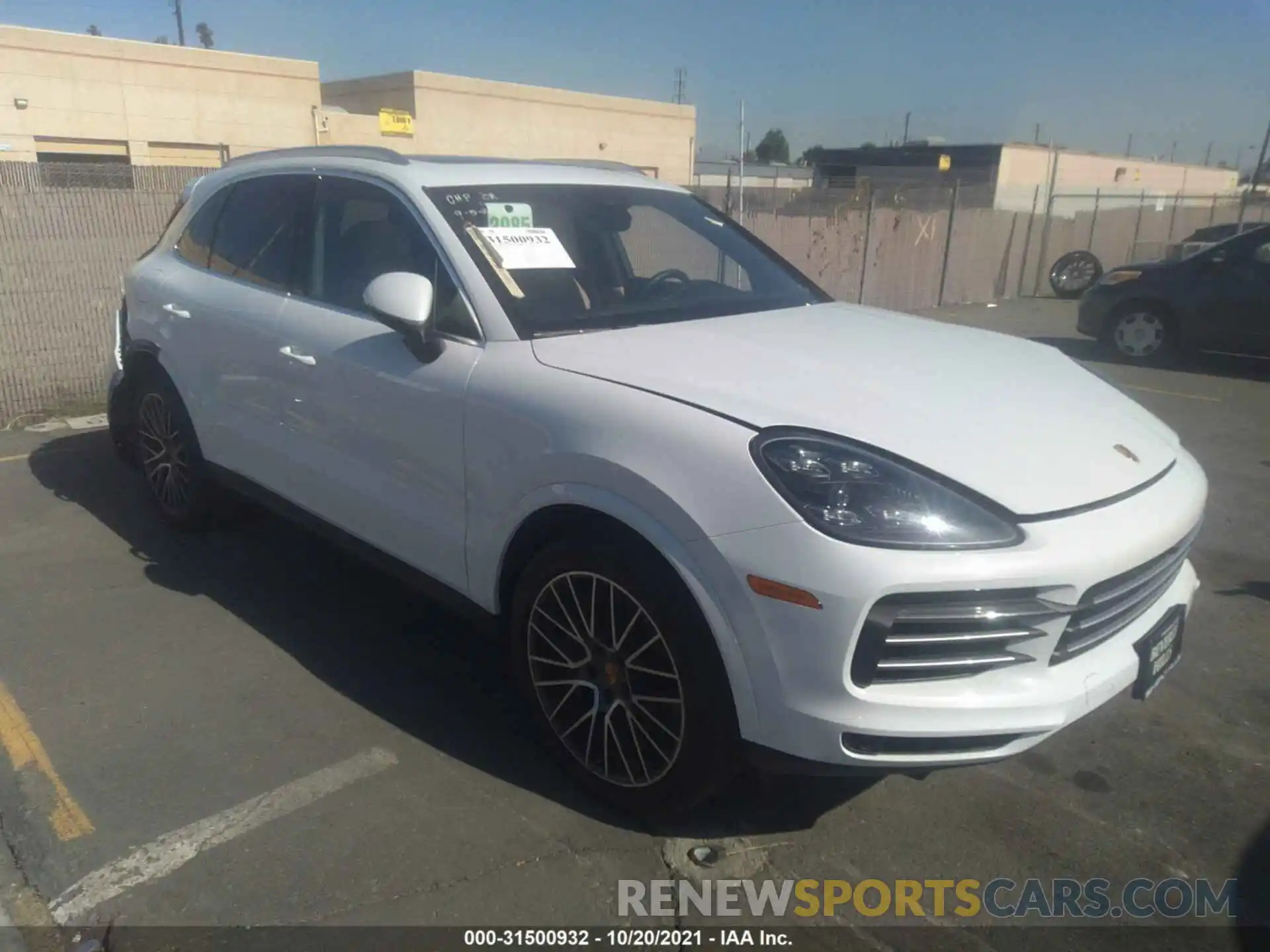 1 Photograph of a damaged car WP1AA2AY5MDA01384 PORSCHE CAYENNE 2021