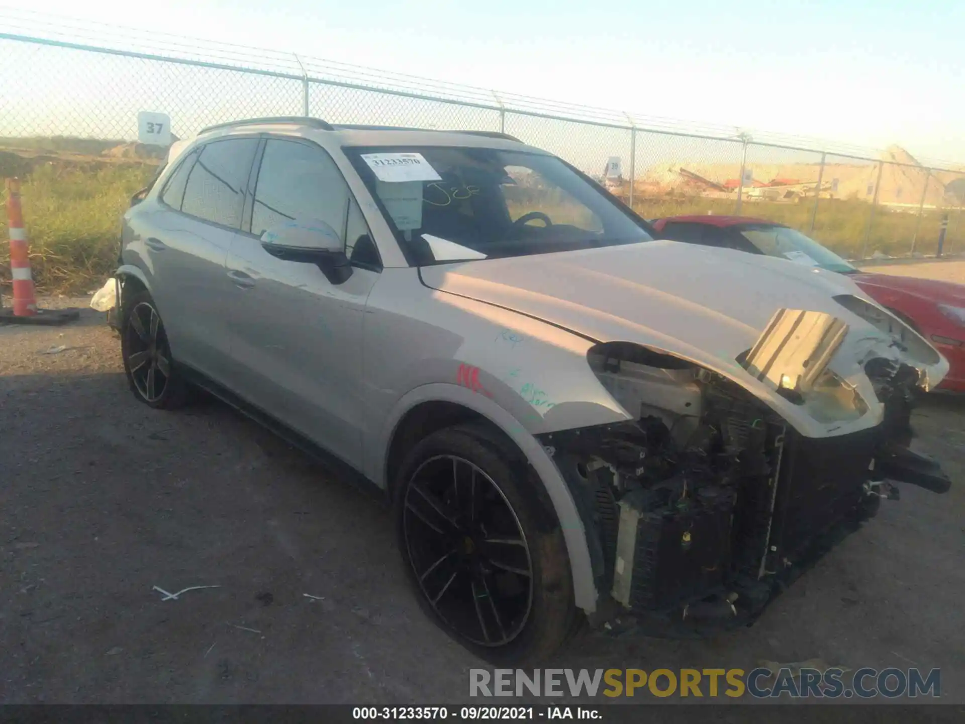 1 Photograph of a damaged car WP1AA2AY5MDA01692 PORSCHE CAYENNE 2021