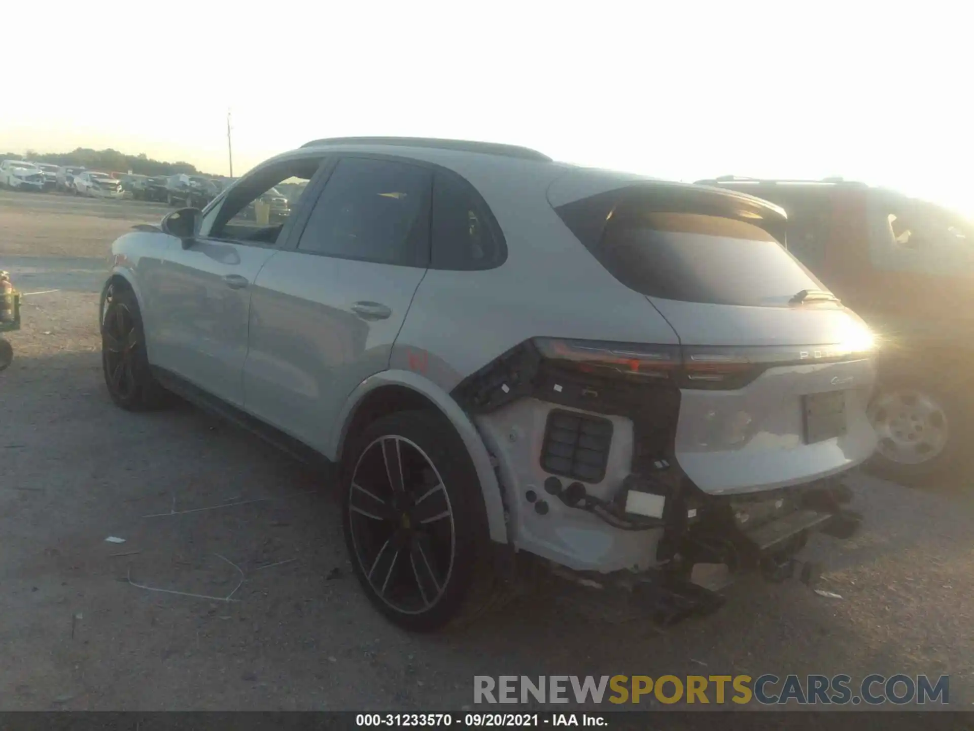 3 Photograph of a damaged car WP1AA2AY5MDA01692 PORSCHE CAYENNE 2021