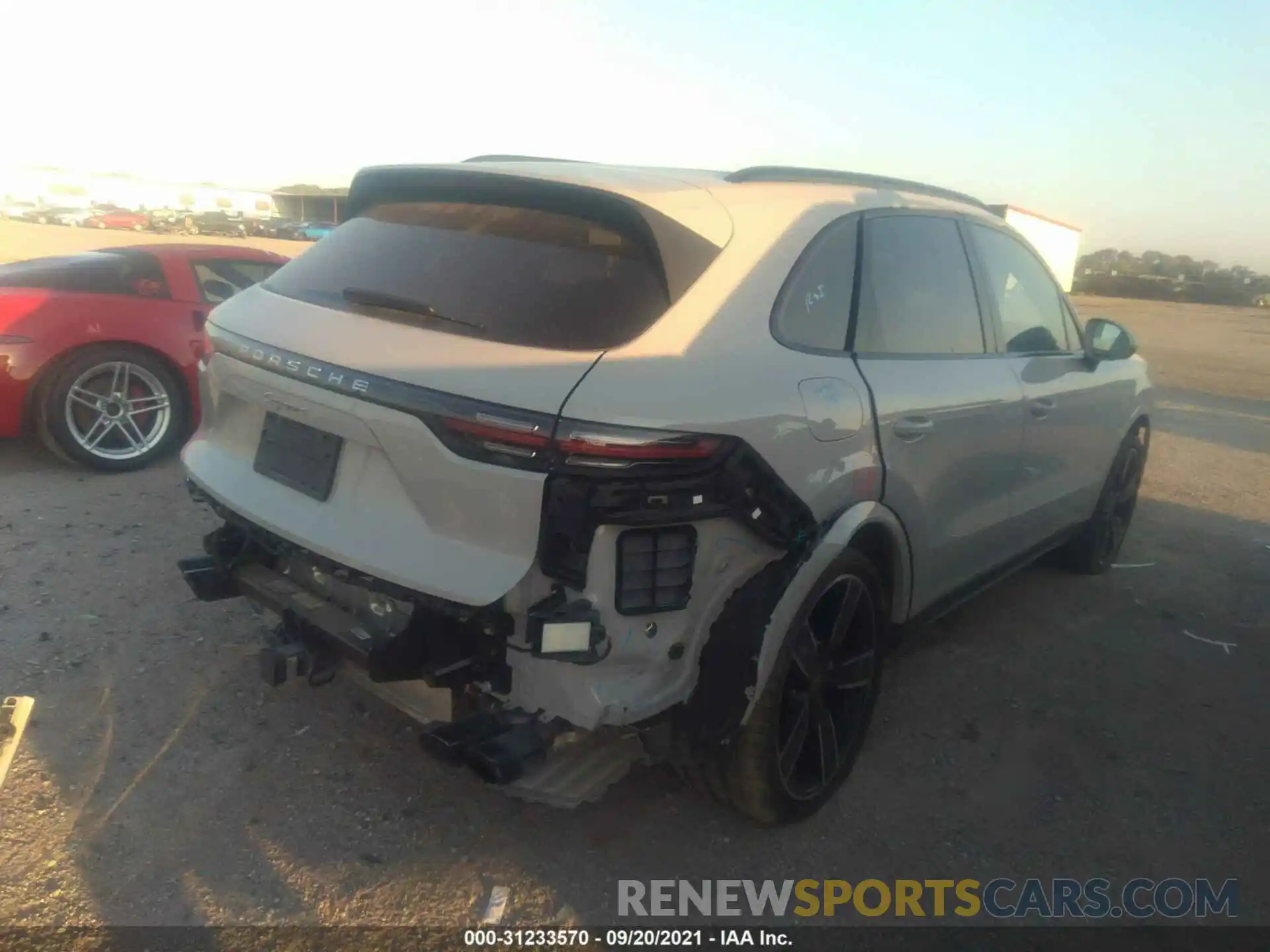 4 Photograph of a damaged car WP1AA2AY5MDA01692 PORSCHE CAYENNE 2021