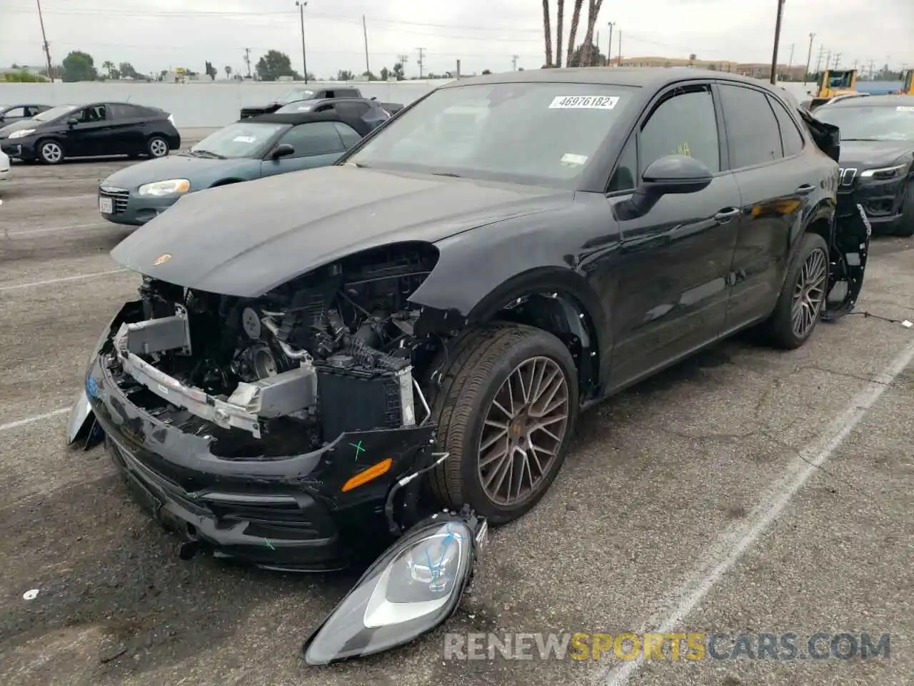 2 Photograph of a damaged car WP1AA2AY5MDA03636 PORSCHE CAYENNE 2021