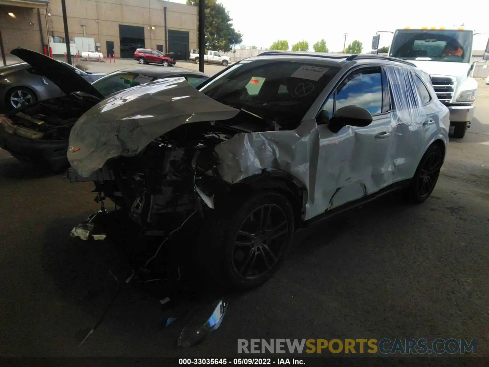 2 Photograph of a damaged car WP1AA2AY6MDA05640 PORSCHE CAYENNE 2021