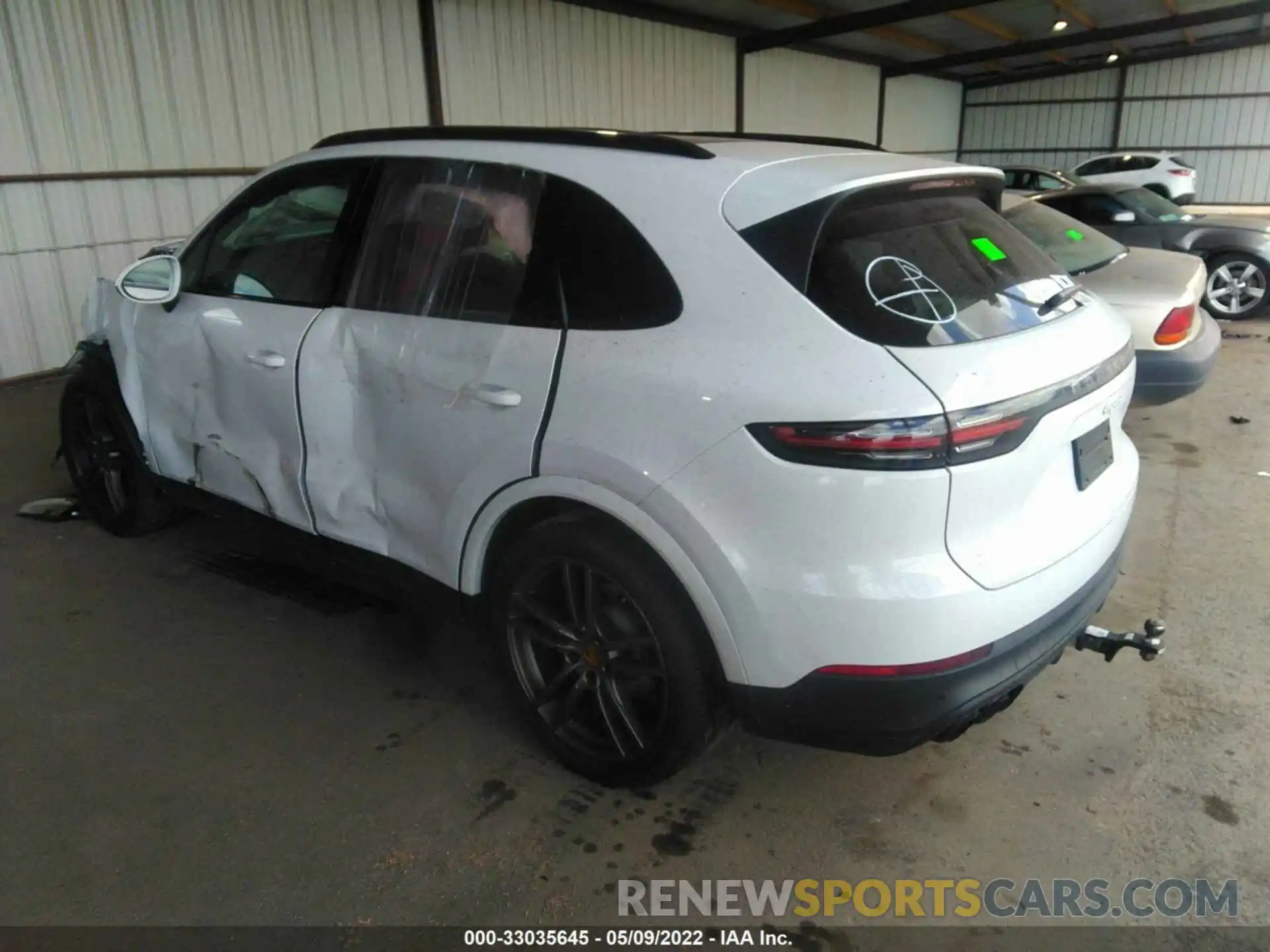 3 Photograph of a damaged car WP1AA2AY6MDA05640 PORSCHE CAYENNE 2021