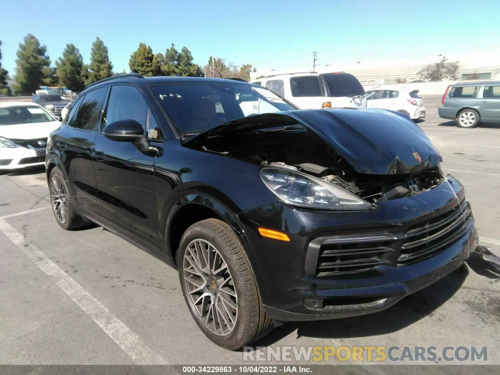 1 Photograph of a damaged car WP1AA2AY7MDA01502 PORSCHE CAYENNE 2021