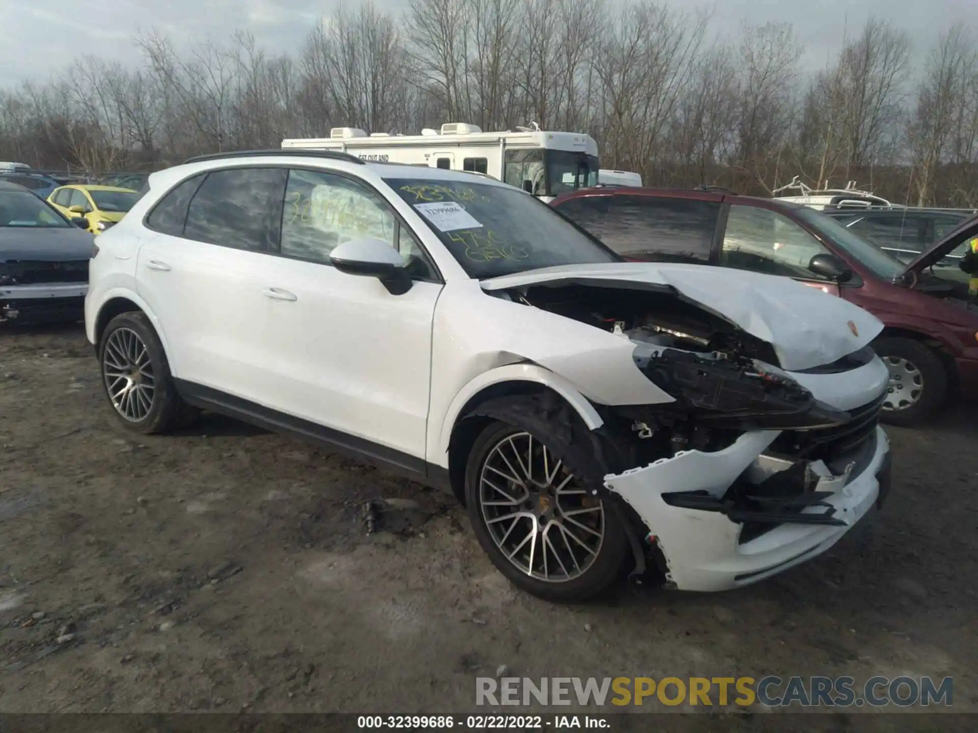 1 Photograph of a damaged car WP1AA2AY7MDA08577 PORSCHE CAYENNE 2021