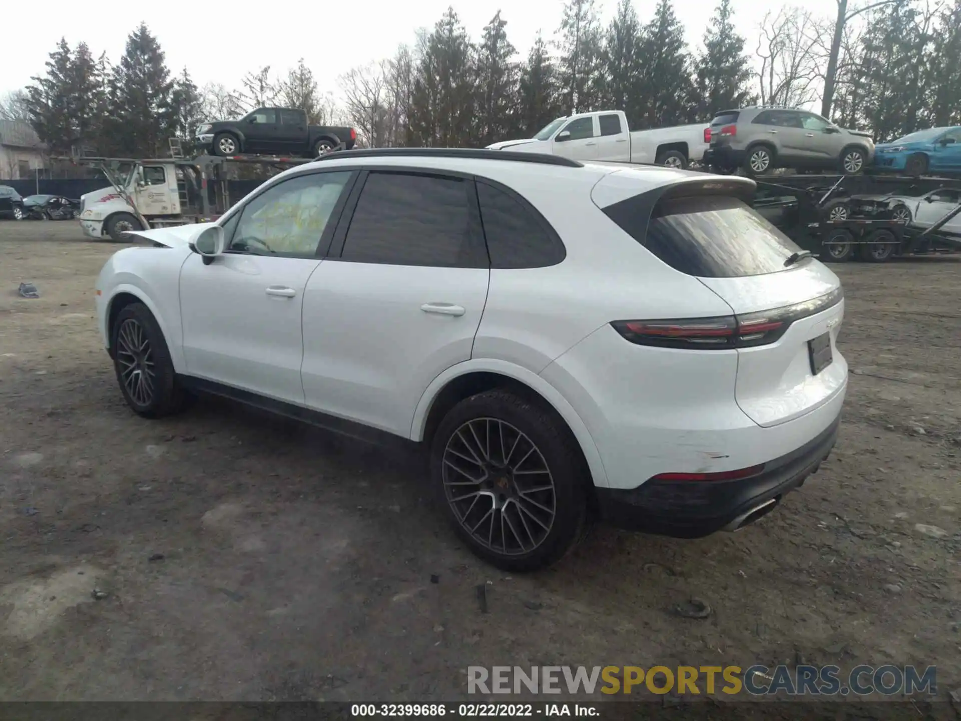 3 Фотография поврежденного автомобиля WP1AA2AY7MDA08577 PORSCHE CAYENNE 2021