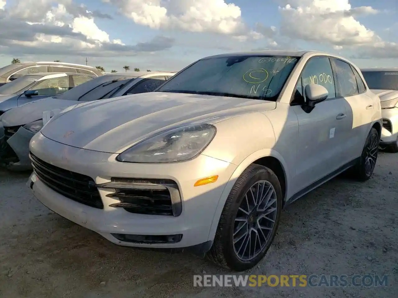 2 Photograph of a damaged car WP1AA2AY7MDA09177 PORSCHE CAYENNE 2021