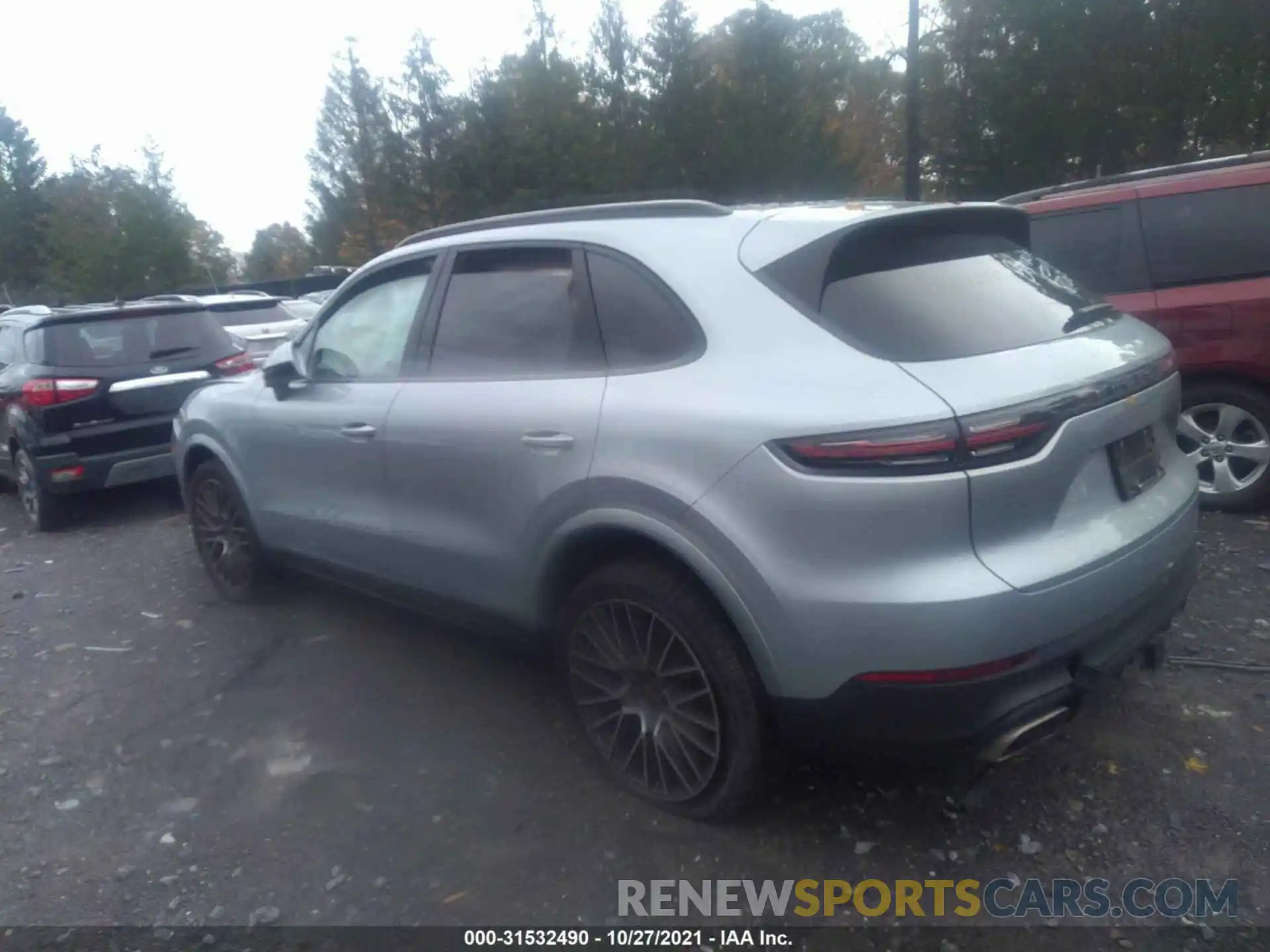 3 Фотография поврежденного автомобиля WP1AA2AY8MDA01251 PORSCHE CAYENNE 2021