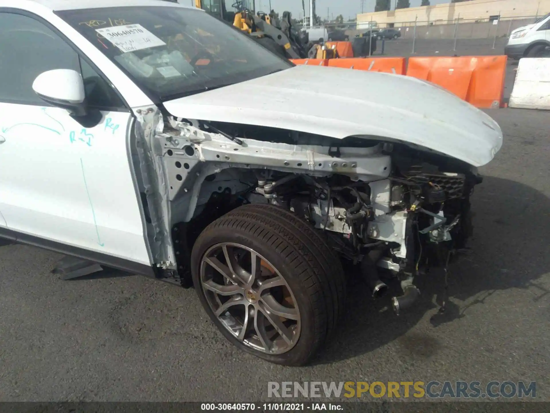 6 Photograph of a damaged car WP1AA2AY8MDA01699 PORSCHE CAYENNE 2021