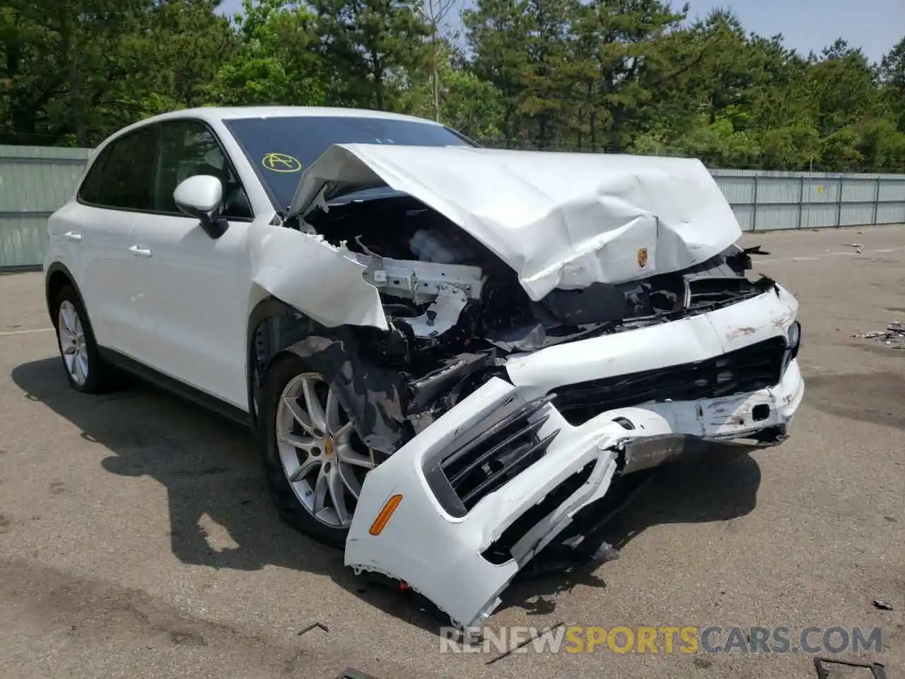 1 Photograph of a damaged car WP1AA2AY8MDA05977 PORSCHE CAYENNE 2021