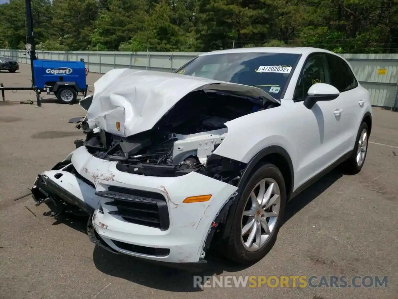 2 Photograph of a damaged car WP1AA2AY8MDA05977 PORSCHE CAYENNE 2021