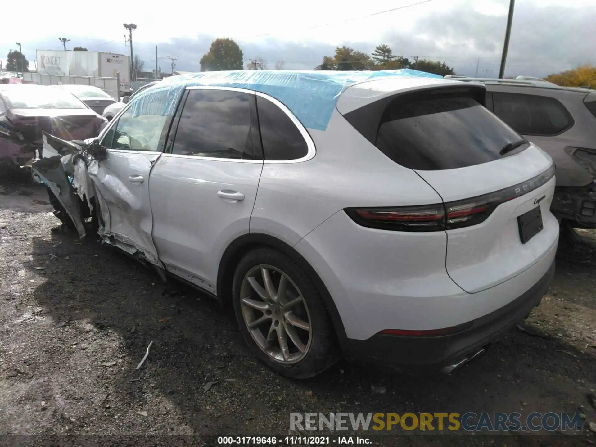 3 Photograph of a damaged car WP1AA2AY8MDA07227 PORSCHE CAYENNE 2021