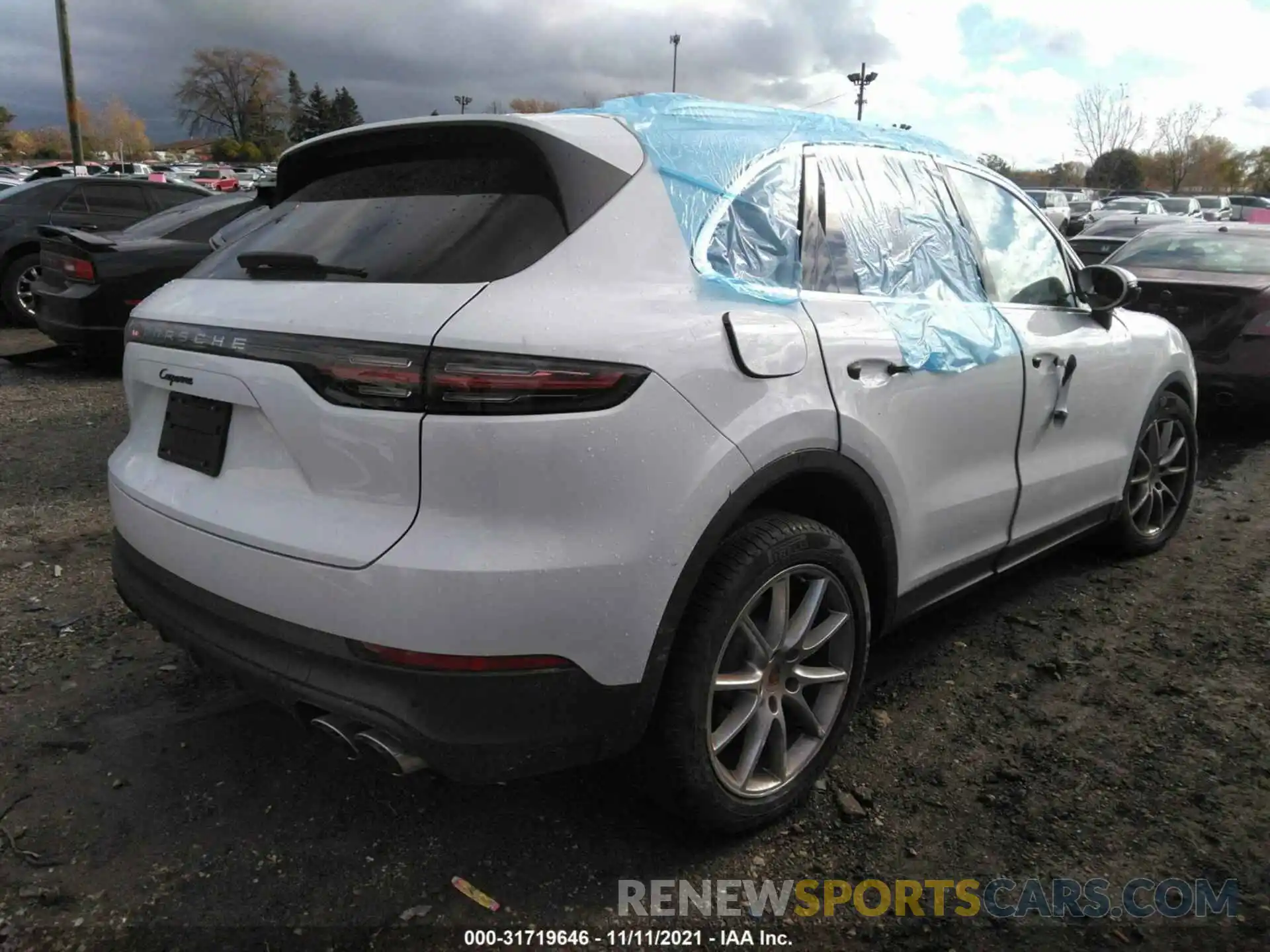 4 Photograph of a damaged car WP1AA2AY8MDA07227 PORSCHE CAYENNE 2021