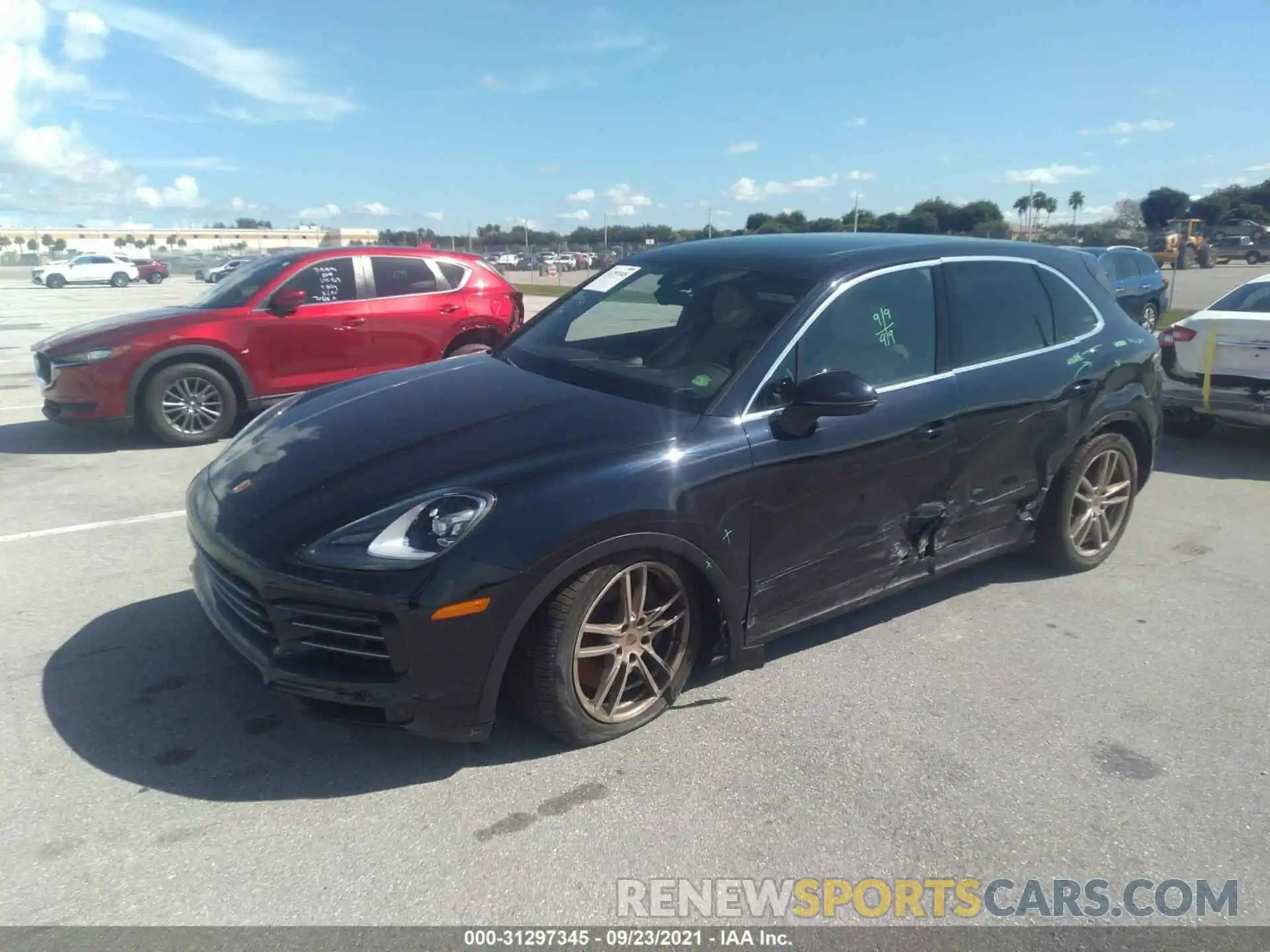 2 Photograph of a damaged car WP1AA2AY9MDA03249 PORSCHE CAYENNE 2021