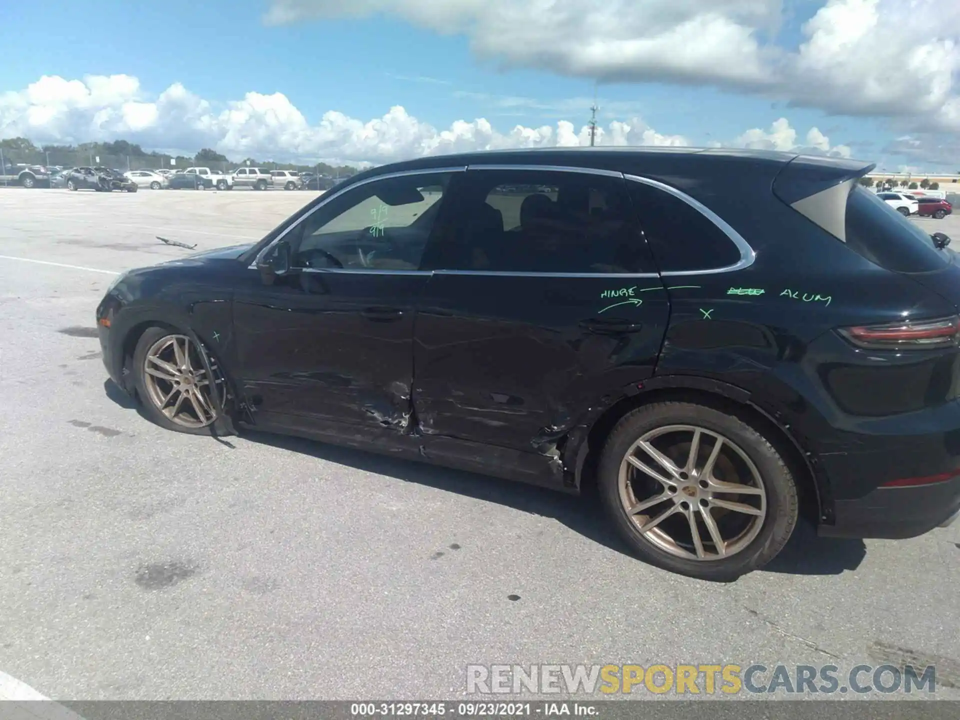 6 Photograph of a damaged car WP1AA2AY9MDA03249 PORSCHE CAYENNE 2021