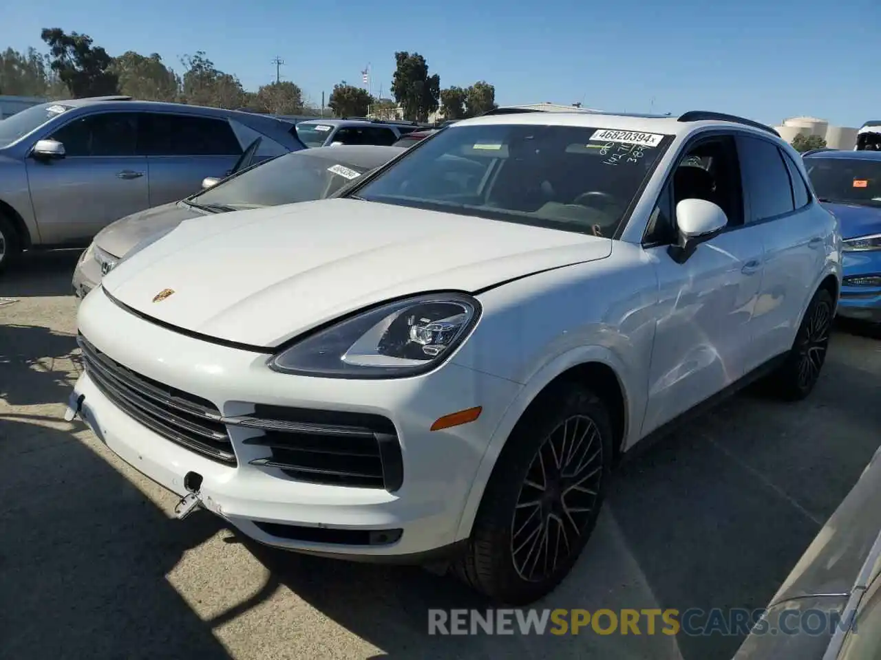 1 Photograph of a damaged car WP1AA2AY9MDA04661 PORSCHE CAYENNE 2021