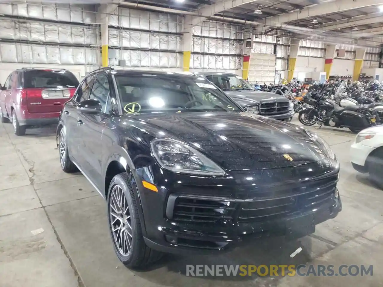 1 Photograph of a damaged car WP1AA2AY9MDA06250 PORSCHE CAYENNE 2021