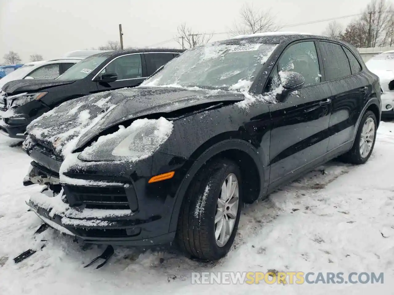 1 Photograph of a damaged car WP1AA2AY9MDA10153 PORSCHE CAYENNE 2021