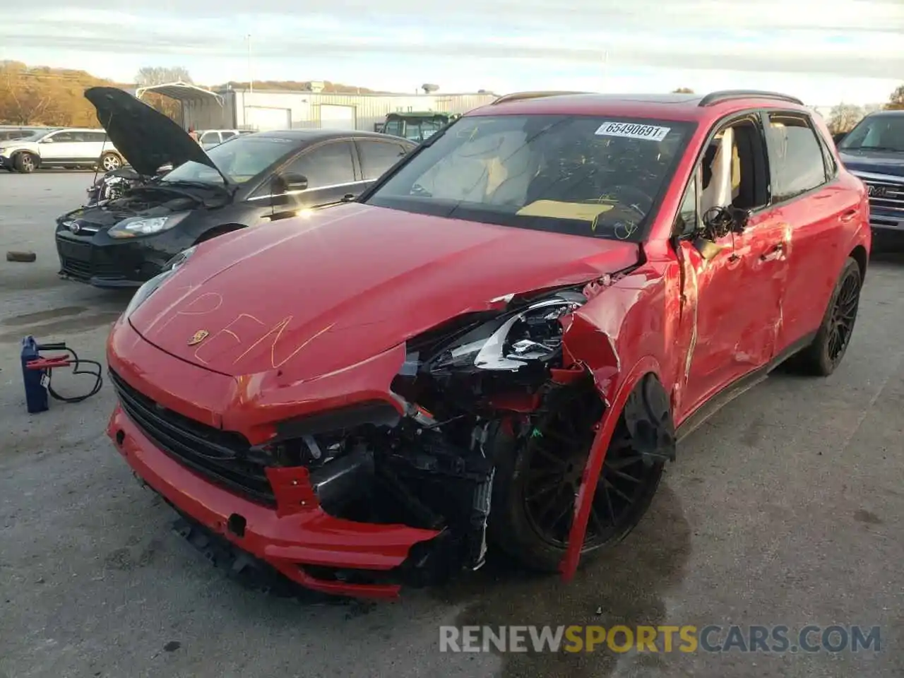 2 Photograph of a damaged car WP1AA2AYXMDA03115 PORSCHE CAYENNE 2021