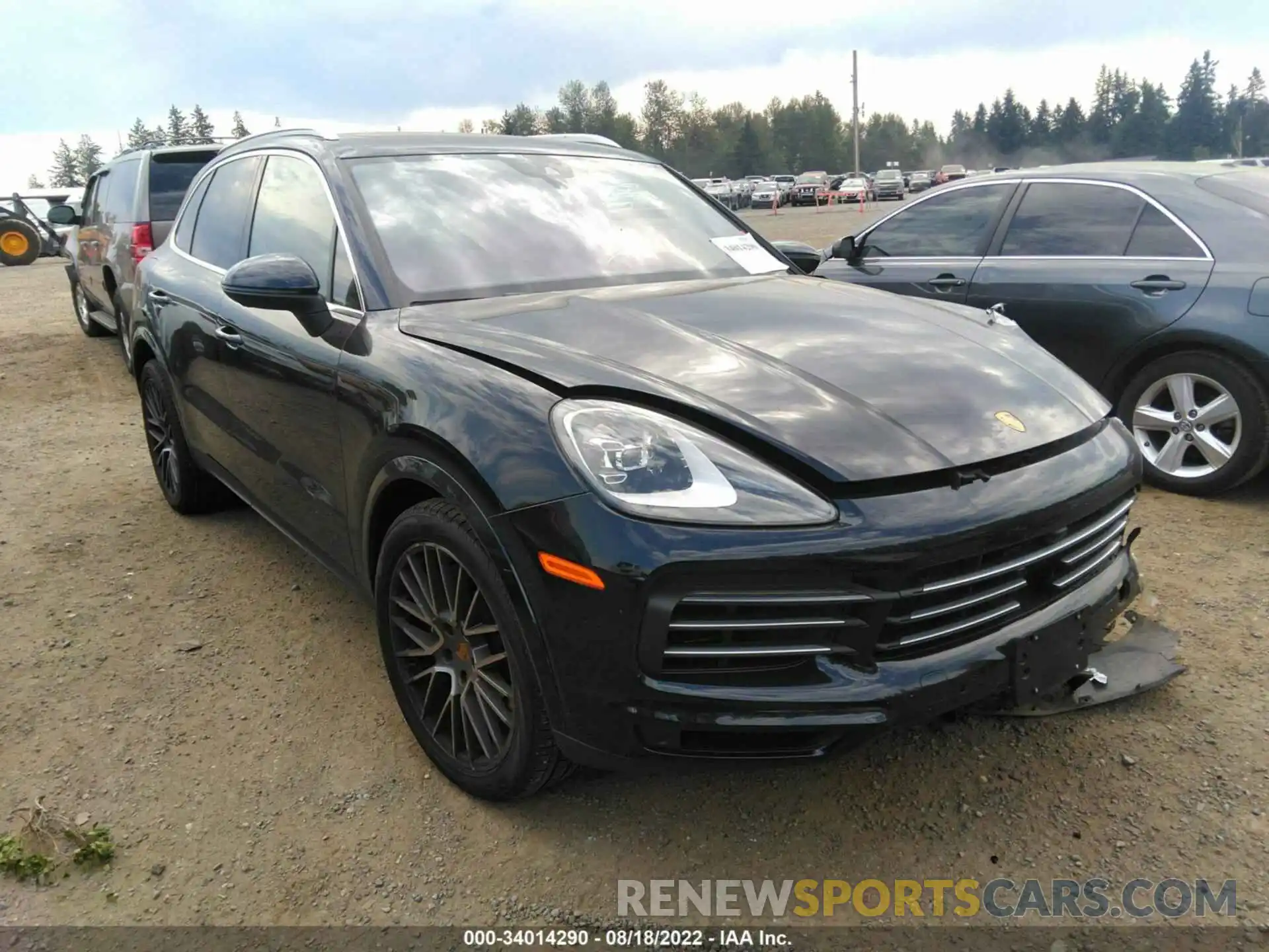 1 Photograph of a damaged car WP1AA2AYXMDA03454 PORSCHE CAYENNE 2021