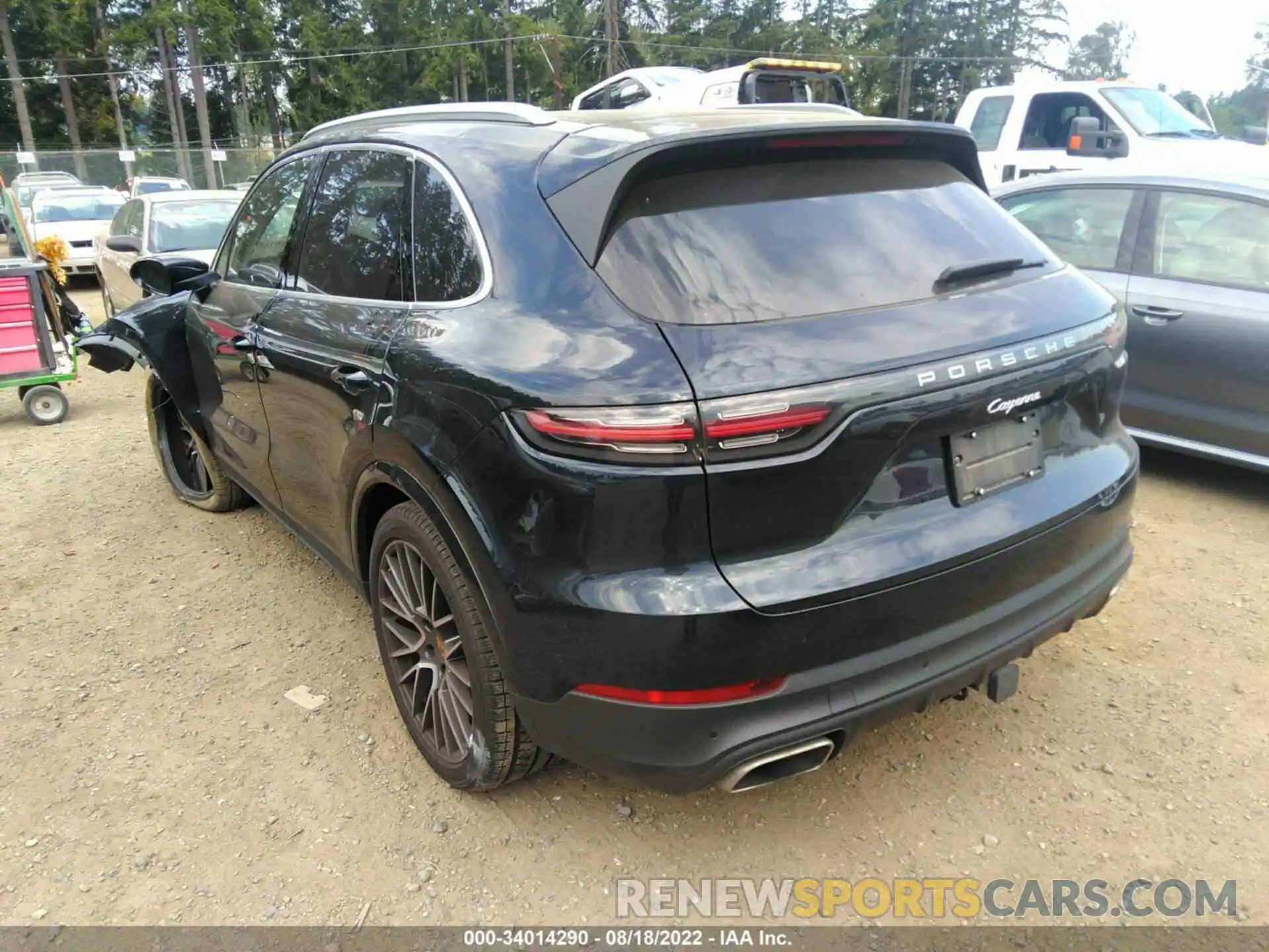 3 Photograph of a damaged car WP1AA2AYXMDA03454 PORSCHE CAYENNE 2021