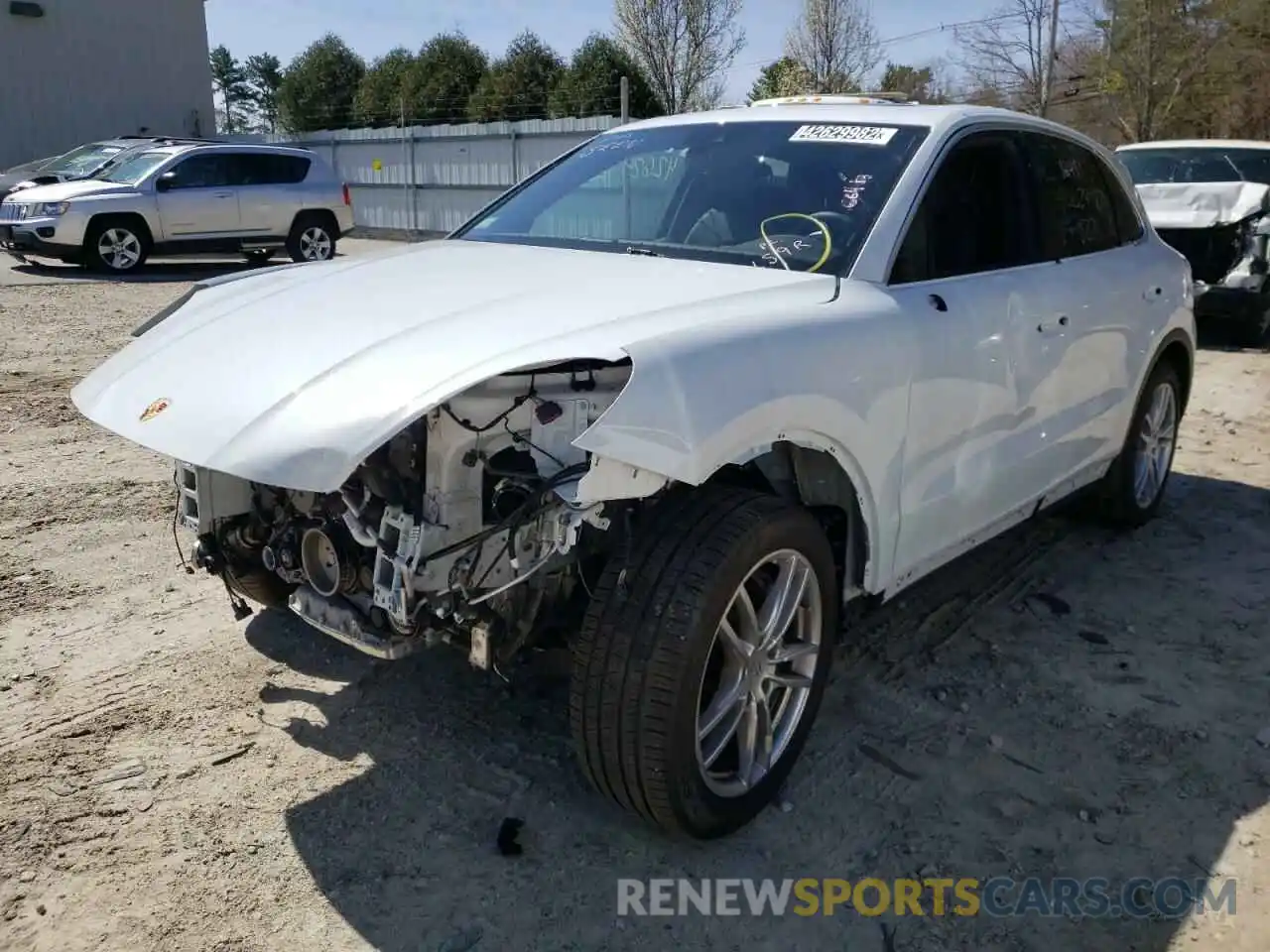 2 Photograph of a damaged car WP1AA2AYXMDA03616 PORSCHE CAYENNE 2021