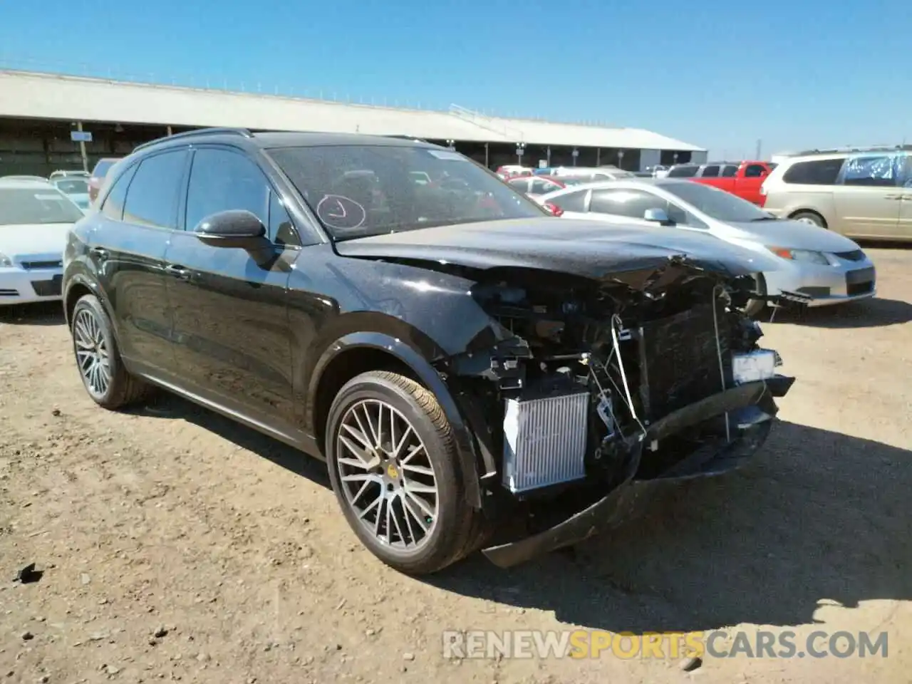 1 Photograph of a damaged car WP1AB2AY0MDA29087 PORSCHE CAYENNE 2021