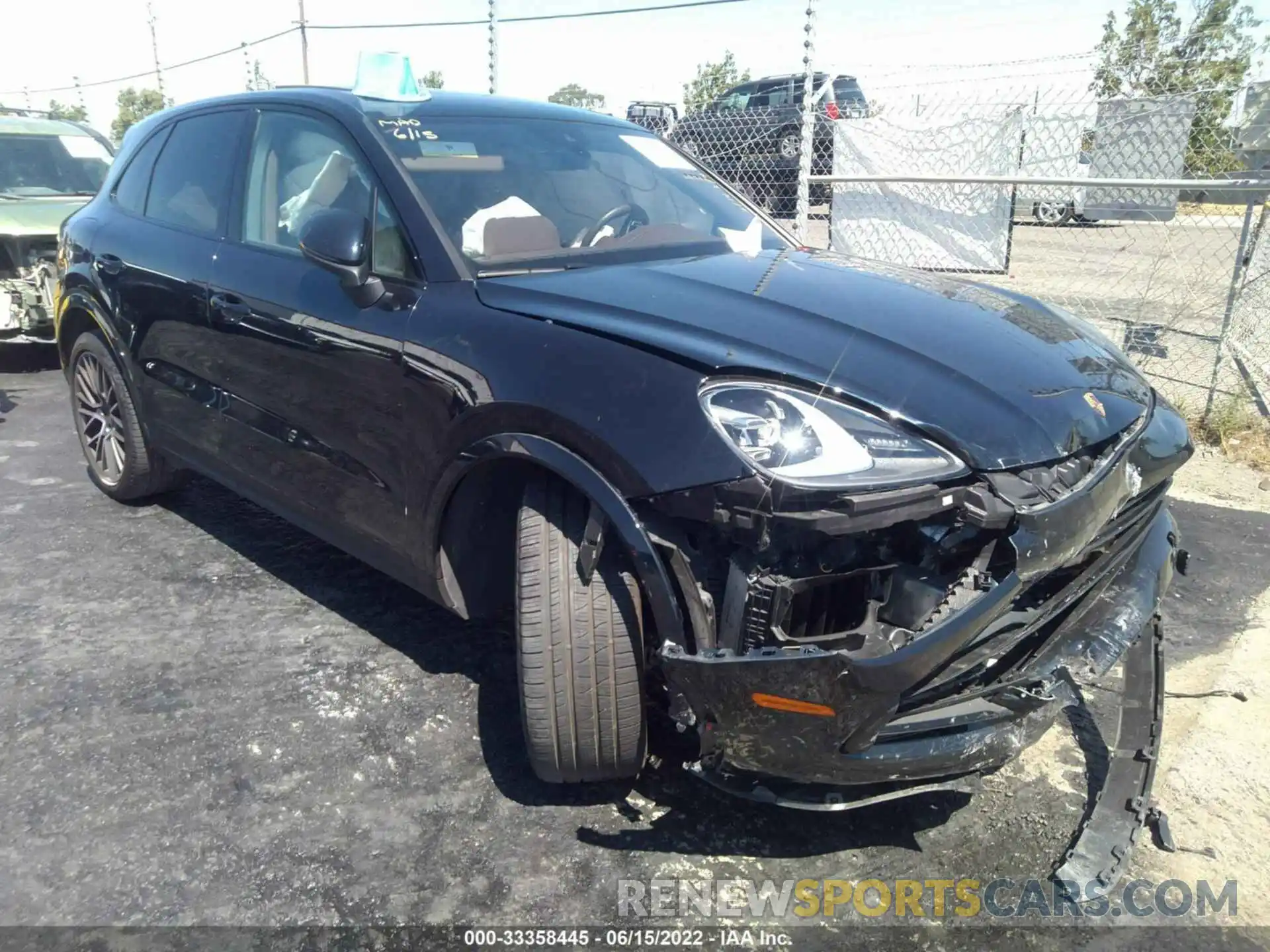 1 Photograph of a damaged car WP1AB2AY1MDA27512 PORSCHE CAYENNE 2021