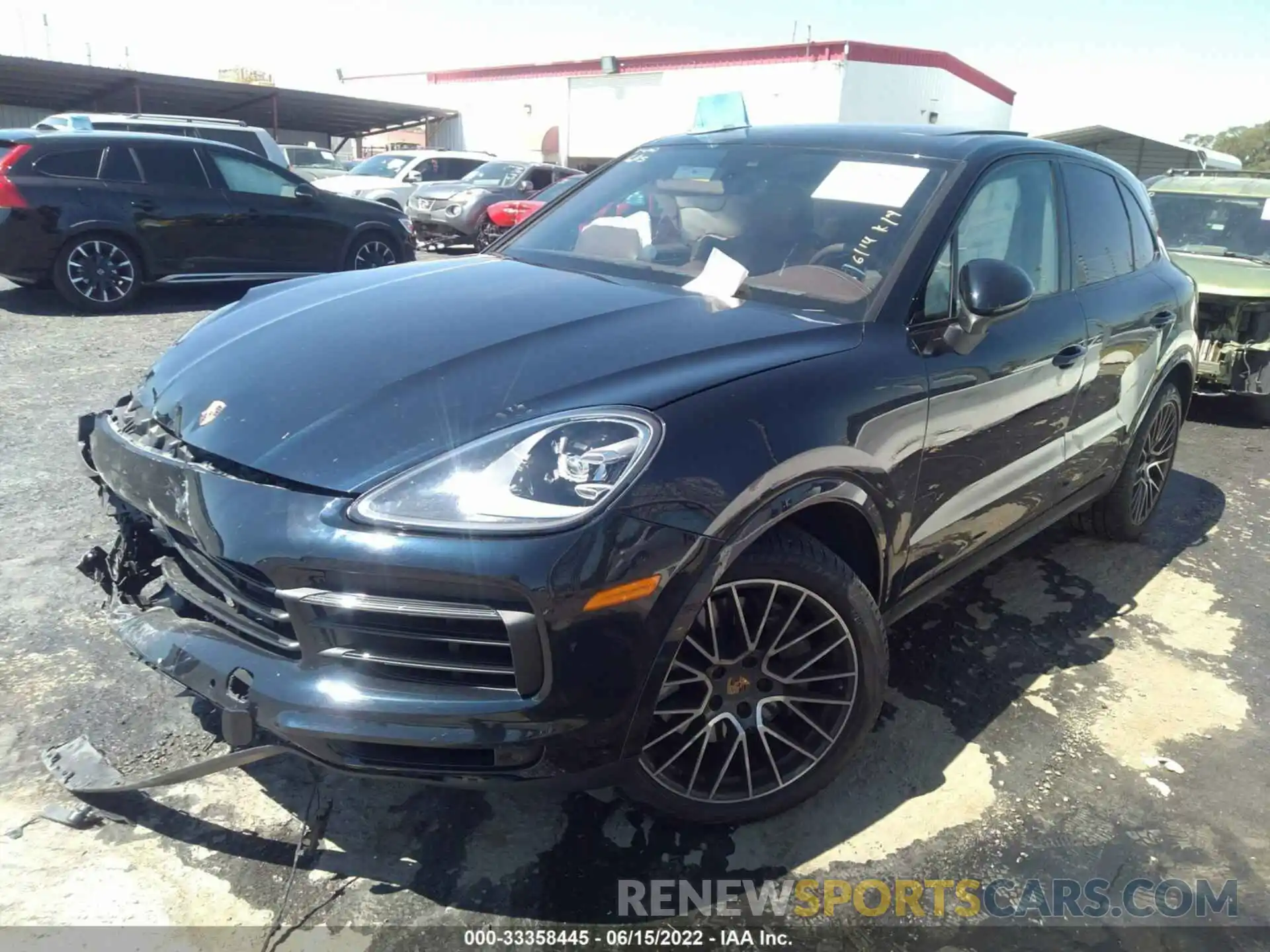 2 Photograph of a damaged car WP1AB2AY1MDA27512 PORSCHE CAYENNE 2021