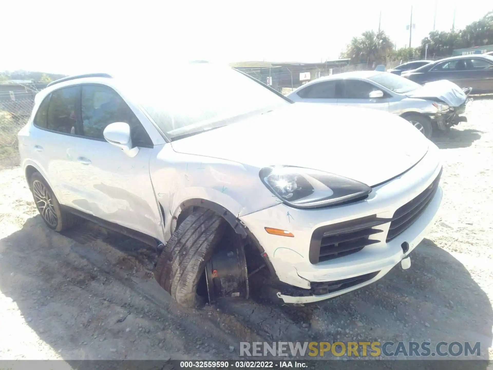 1 Photograph of a damaged car WP1AB2AY1MDA28093 PORSCHE CAYENNE 2021