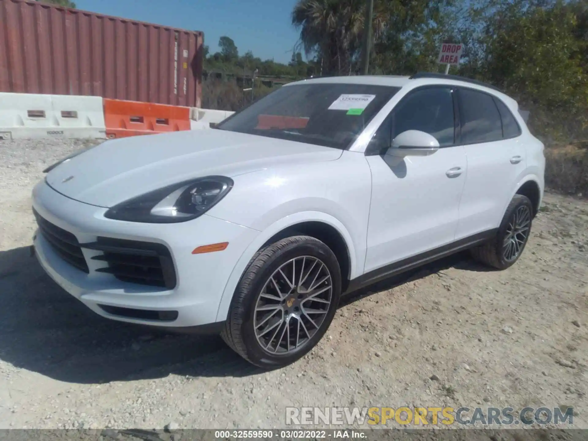 2 Photograph of a damaged car WP1AB2AY1MDA28093 PORSCHE CAYENNE 2021