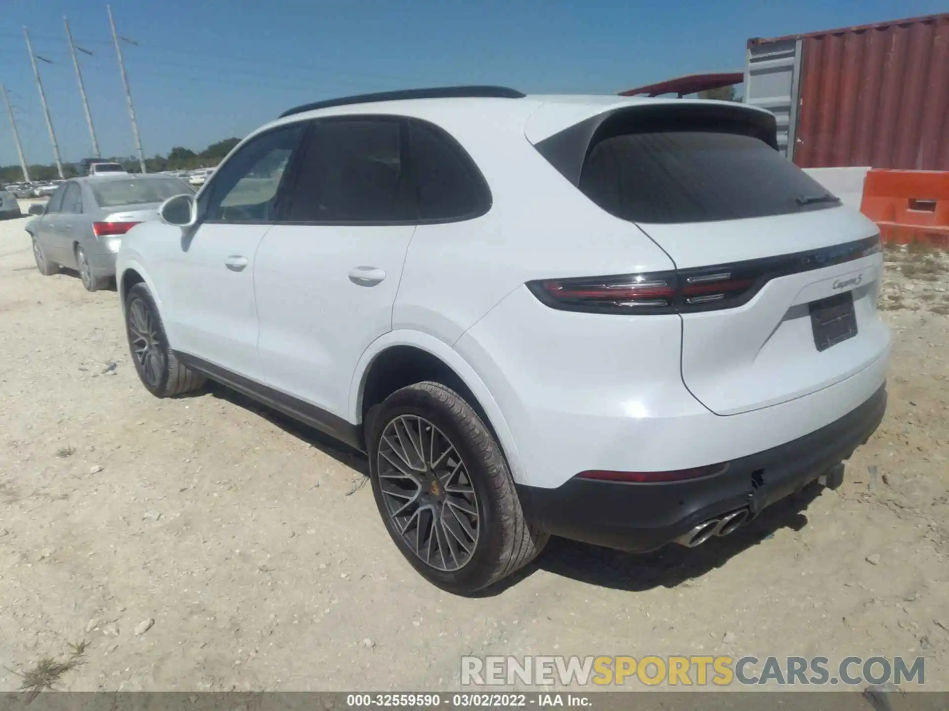 3 Photograph of a damaged car WP1AB2AY1MDA28093 PORSCHE CAYENNE 2021