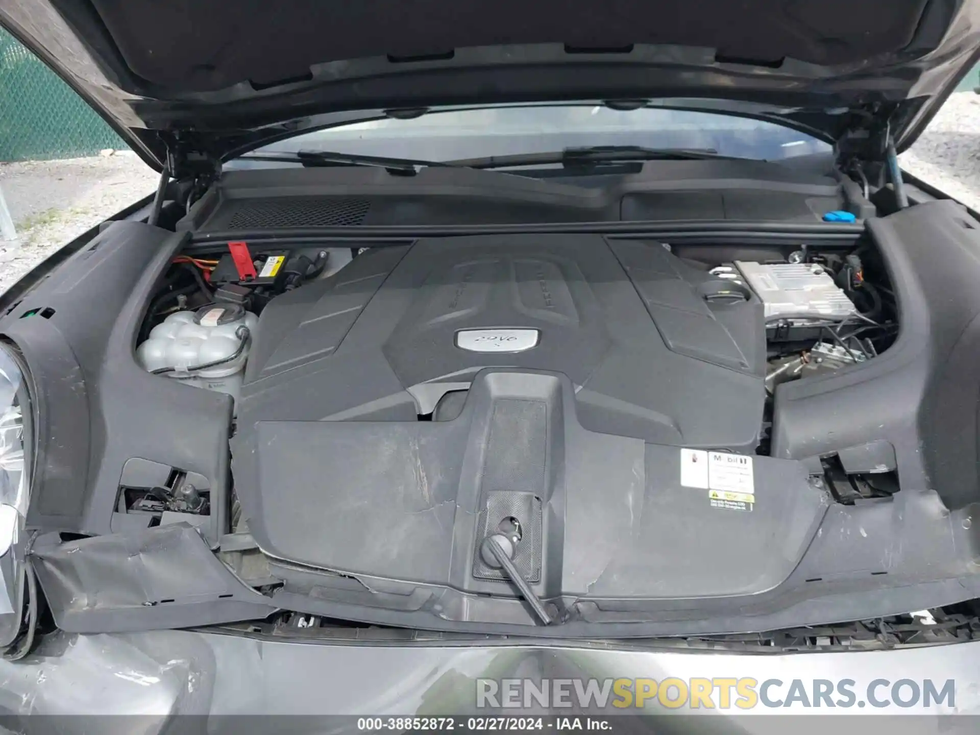 10 Photograph of a damaged car WP1AB2AY3MDA28807 PORSCHE CAYENNE 2021