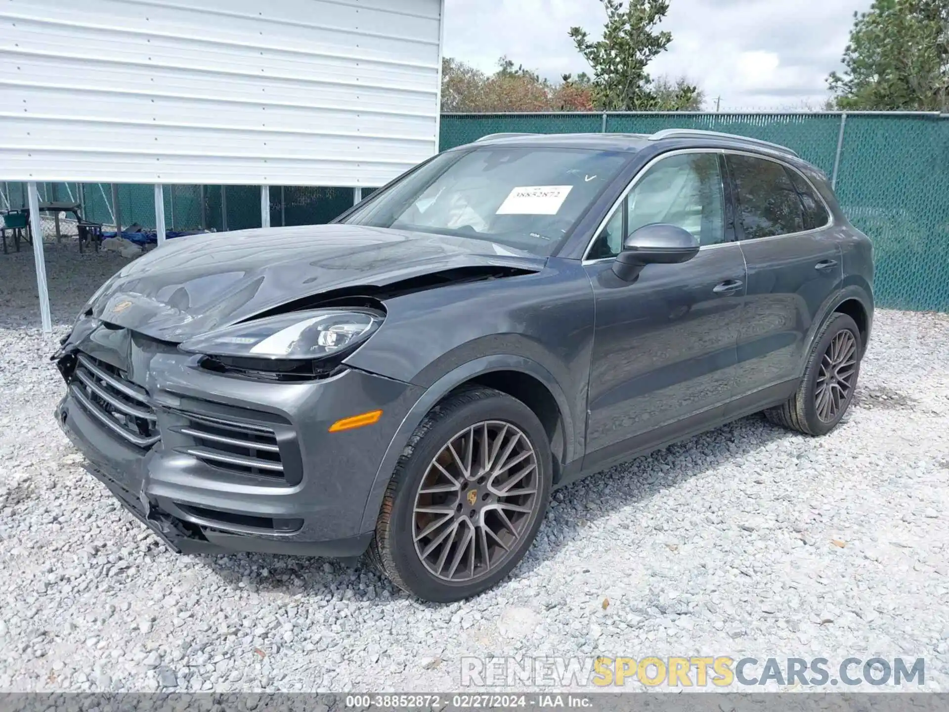 2 Фотография поврежденного автомобиля WP1AB2AY3MDA28807 PORSCHE CAYENNE 2021