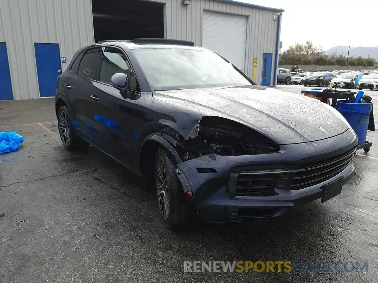 1 Photograph of a damaged car WP1AB2AY4MDA27682 PORSCHE CAYENNE 2021