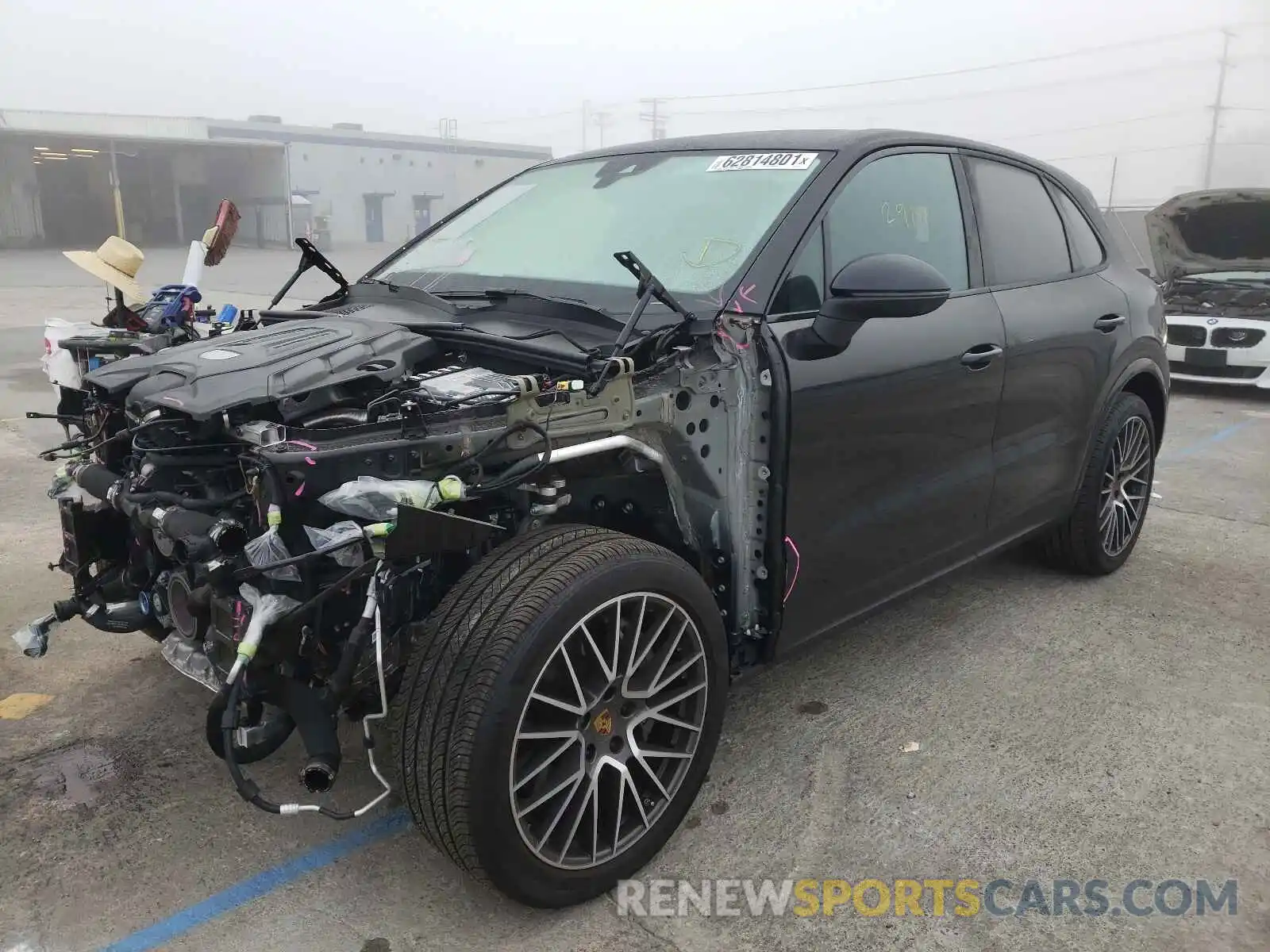 2 Photograph of a damaged car WP1AB2AY7MDA28471 PORSCHE CAYENNE 2021