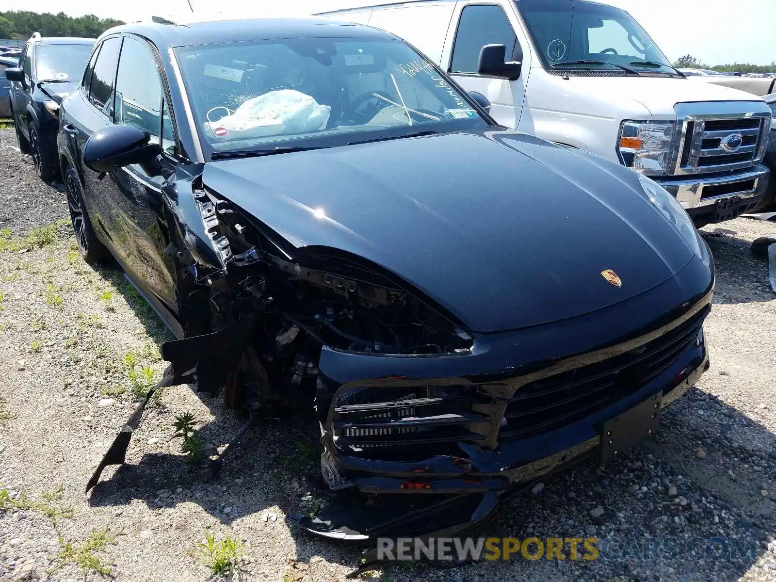 1 Photograph of a damaged car WP1AB2AYXMDA27315 PORSCHE CAYENNE 2021