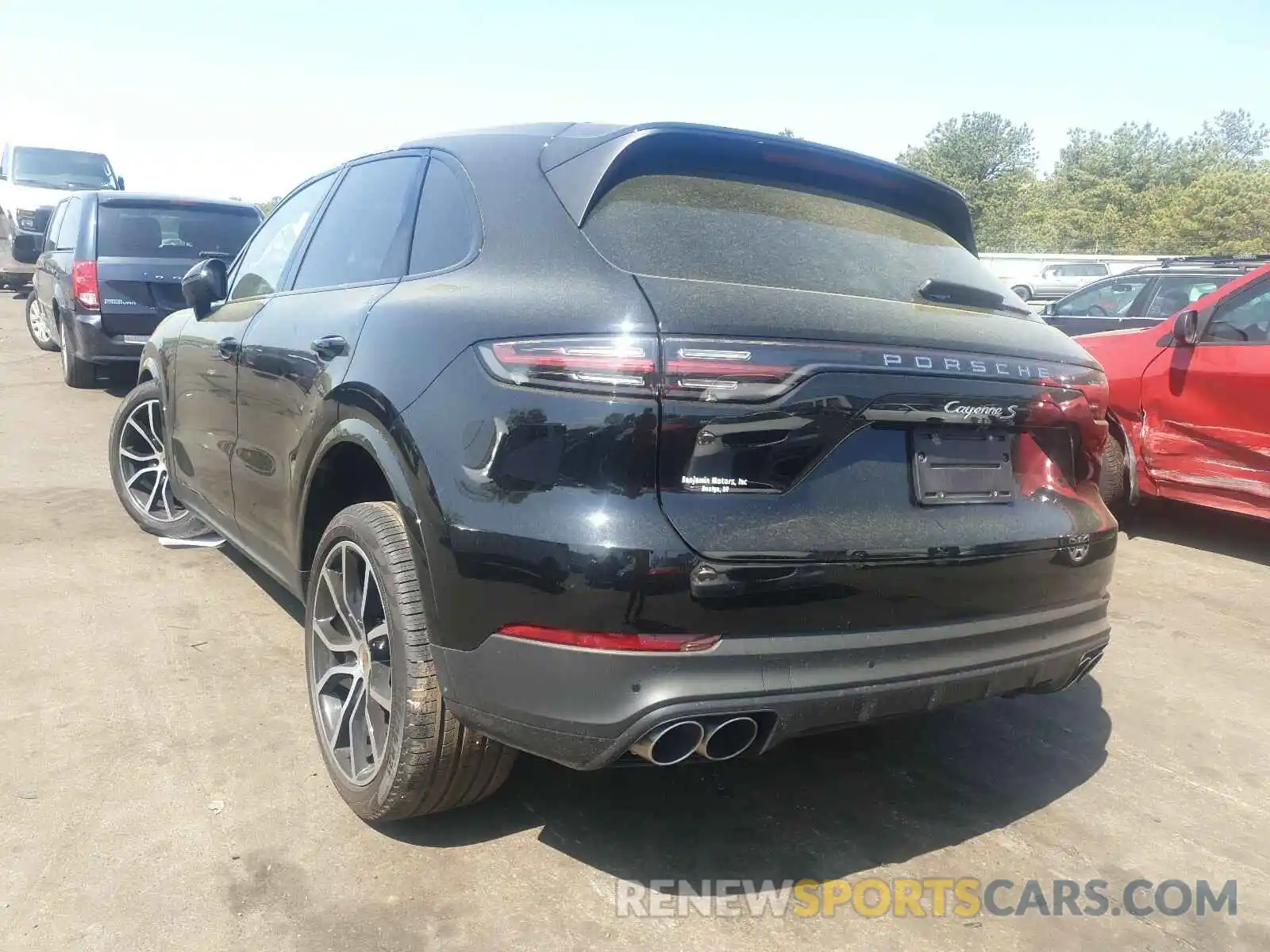 3 Photograph of a damaged car WP1AB2AYXMDA27315 PORSCHE CAYENNE 2021