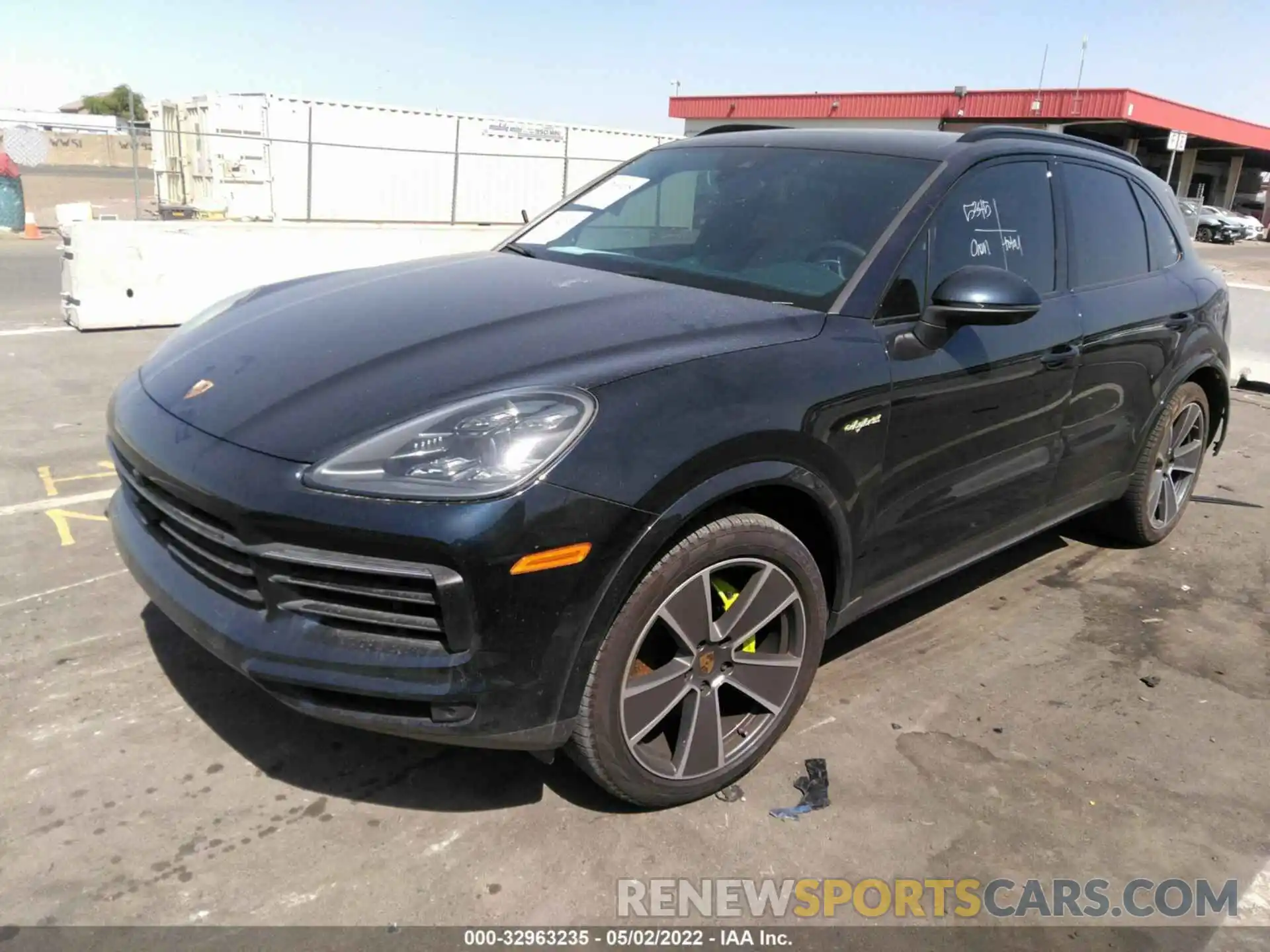 2 Photograph of a damaged car WP1AE2AY5MDA24328 PORSCHE CAYENNE 2021