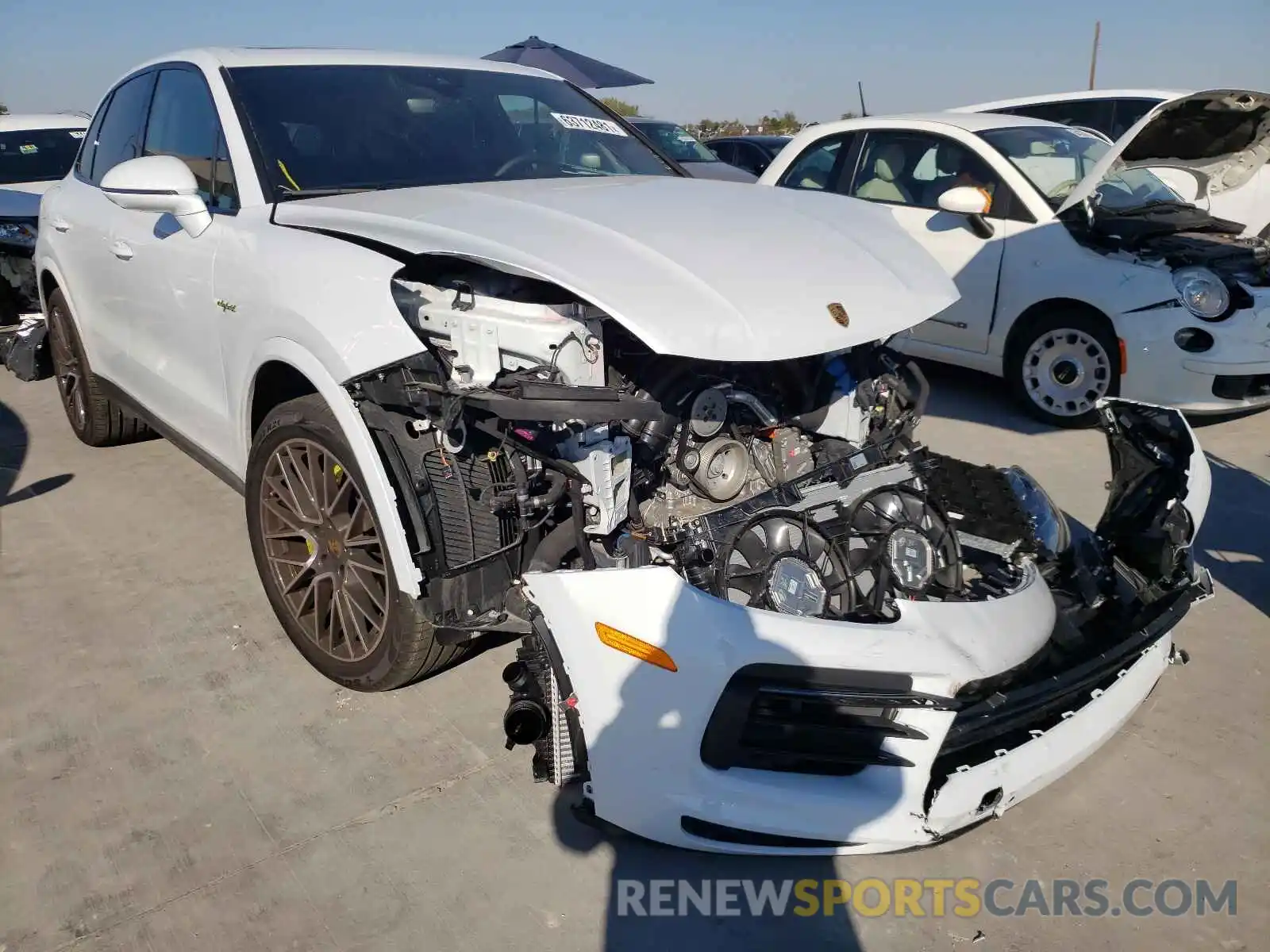 1 Photograph of a damaged car WP1AE2AY7MDA24315 PORSCHE CAYENNE 2021