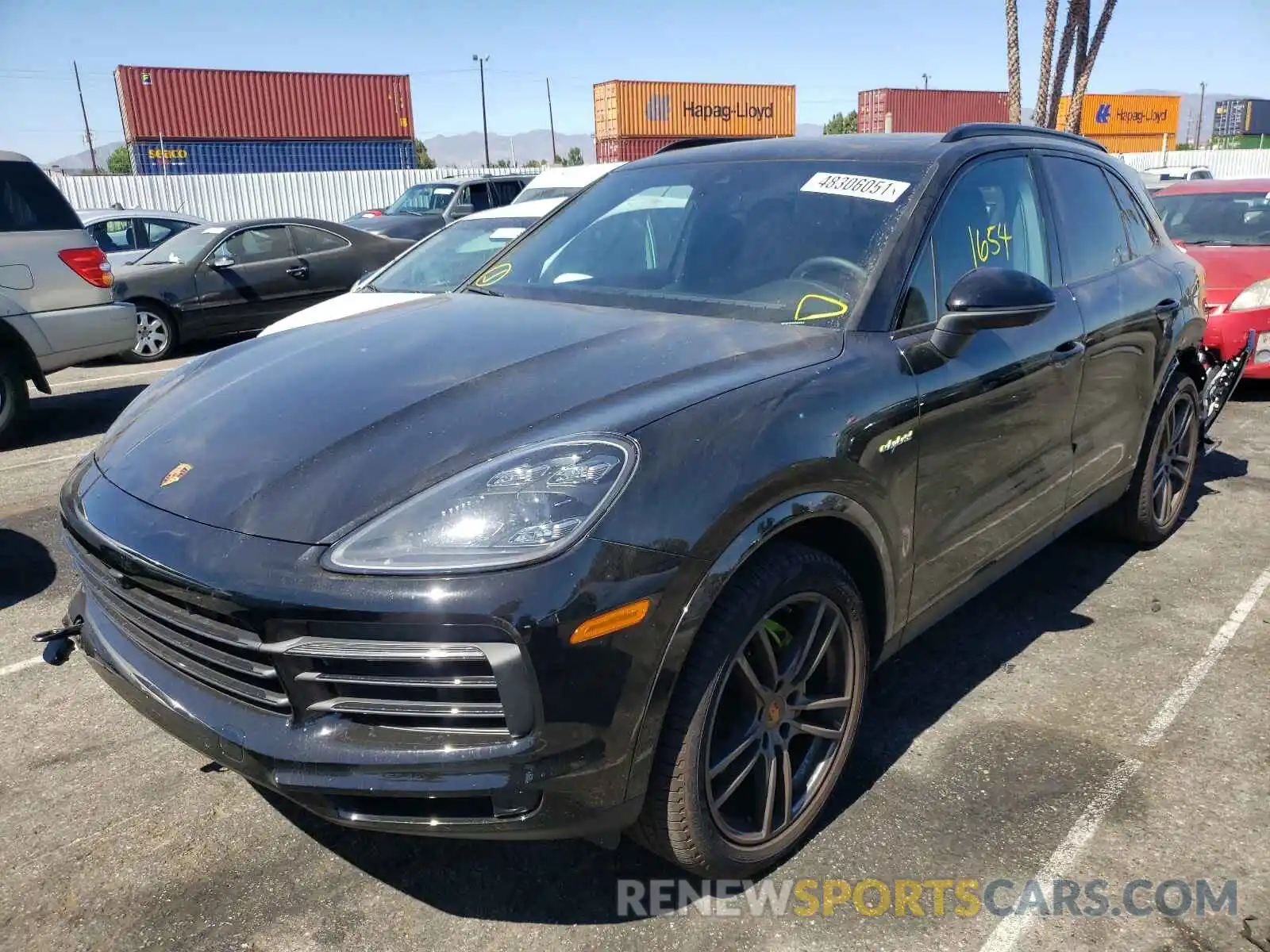 2 Фотография поврежденного автомобиля WP1AE2AY8MDA24212 PORSCHE CAYENNE 2021